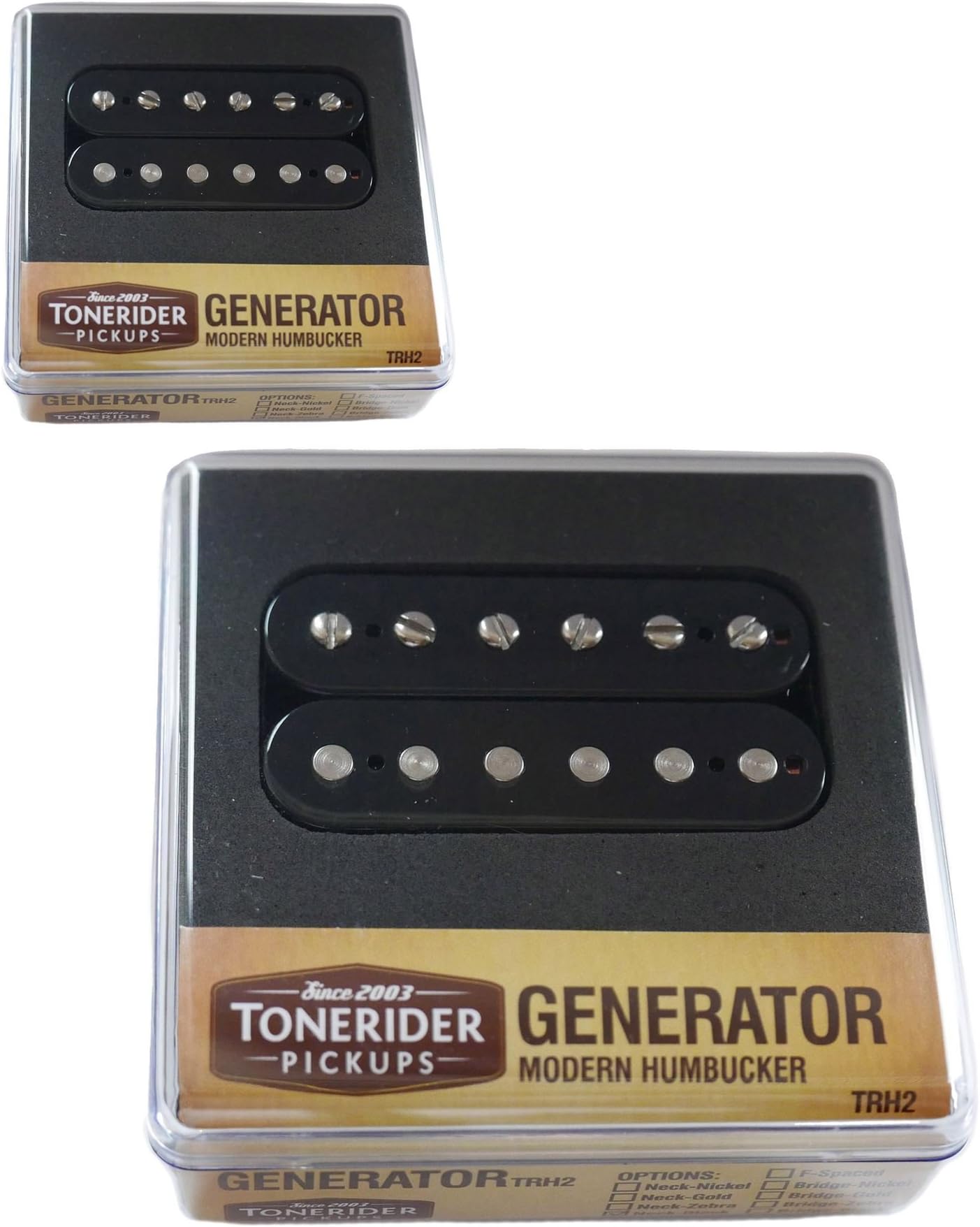 ToneriderTRH2 Generator Humbucker Set - Black