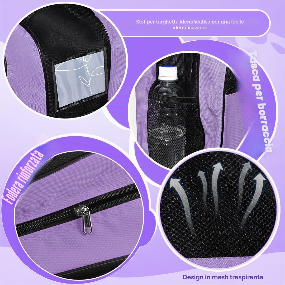 Borsa Porta Pattini a 4 Rotelle Borsa Per Pattini In Linea Borsa Pattini a Rotelle Borsa a Rullo Per Pattini Unisex Borsa Trasporto Per Pattini Per Donne Uomini Bambini