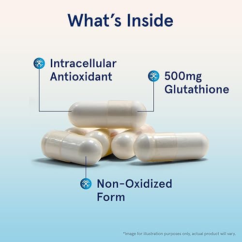 Miniatura 3 de Cápsulas antioxidantes Jarrow Formulas Glutathione Reduced 500 miligramos GLRED120 1 1