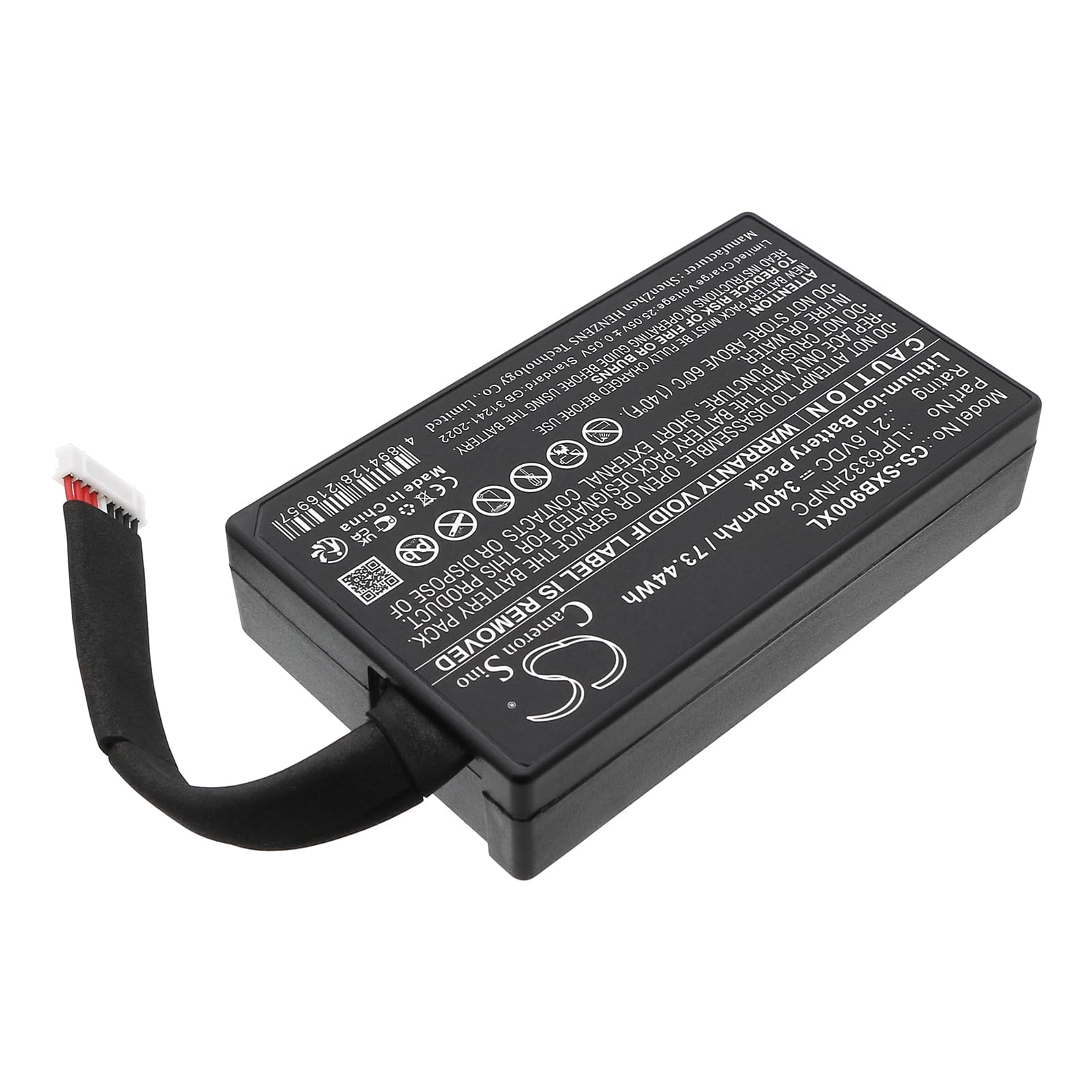 Ersatzakku für Sony GTK-XB90, für Teilenummer der Batterie:1-853-679-11, LIP6332HNPC, 3400mAh