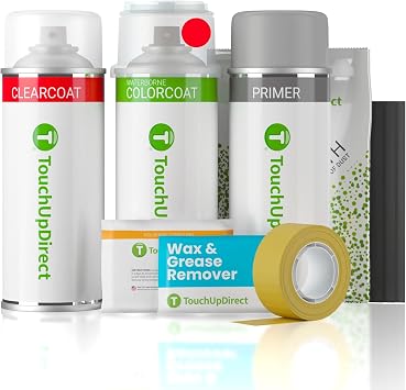 TouchUpDirect DUC002 الذكرى السنوية الأحمر متوافق مع دوكاتي مباراة دقيقة لمس حتى الطلاء الهباء الجوي - البلاتين كيت