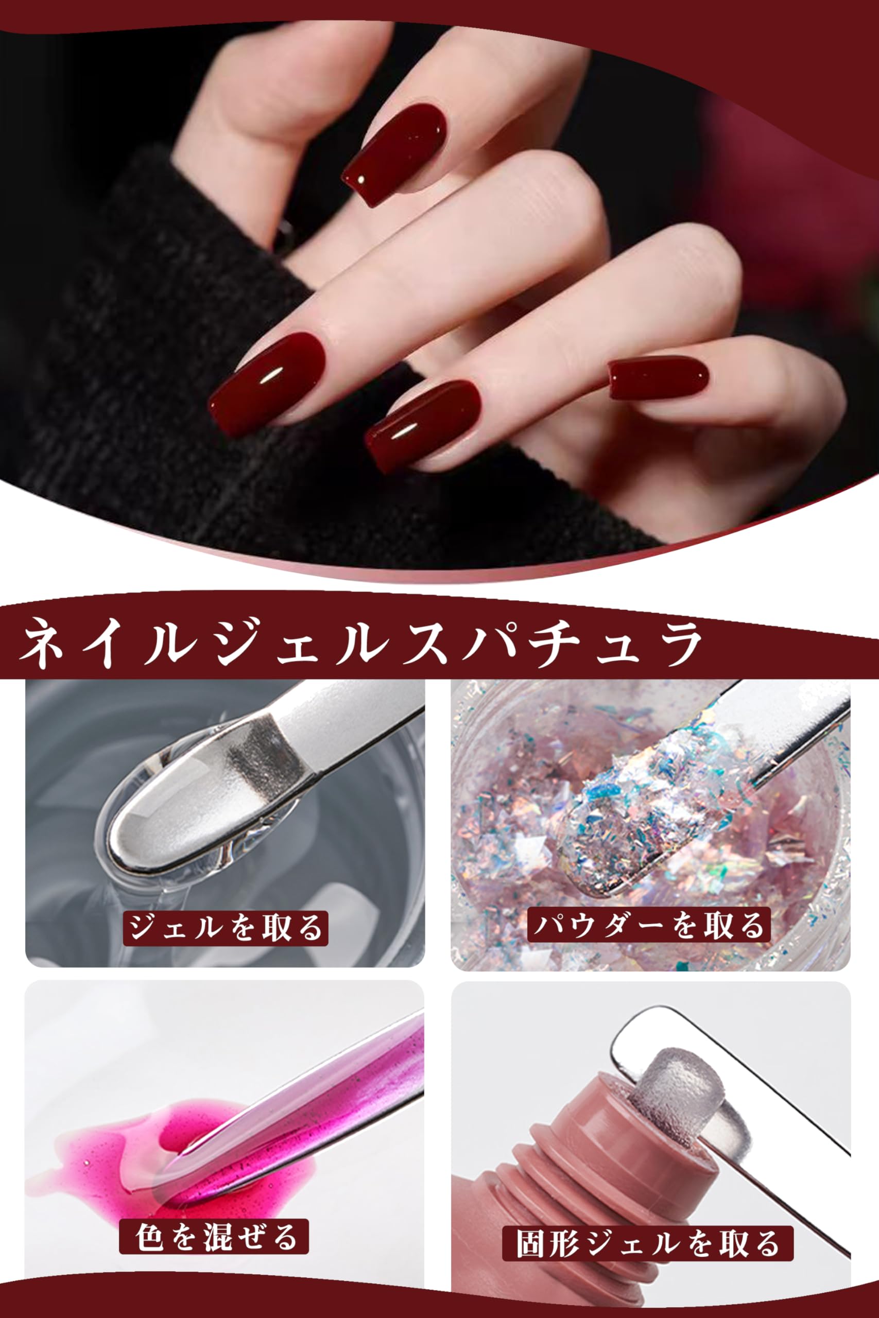 Justit Set di 10 pennelli per unghie in gel, pennello per unghie, pennello per unghie in gel, pennello per nail art, pennello da disegno per unghie, set di pennelli per principianti, tappo incluso