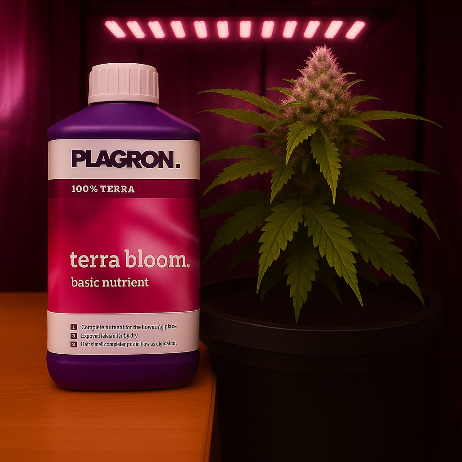 Weedness Plagron Terra Bloom 5 Liter - Grow Anbau Indoor Dünger Blütephase Organischer Bio Flüssigdünger Gurken Tomaten