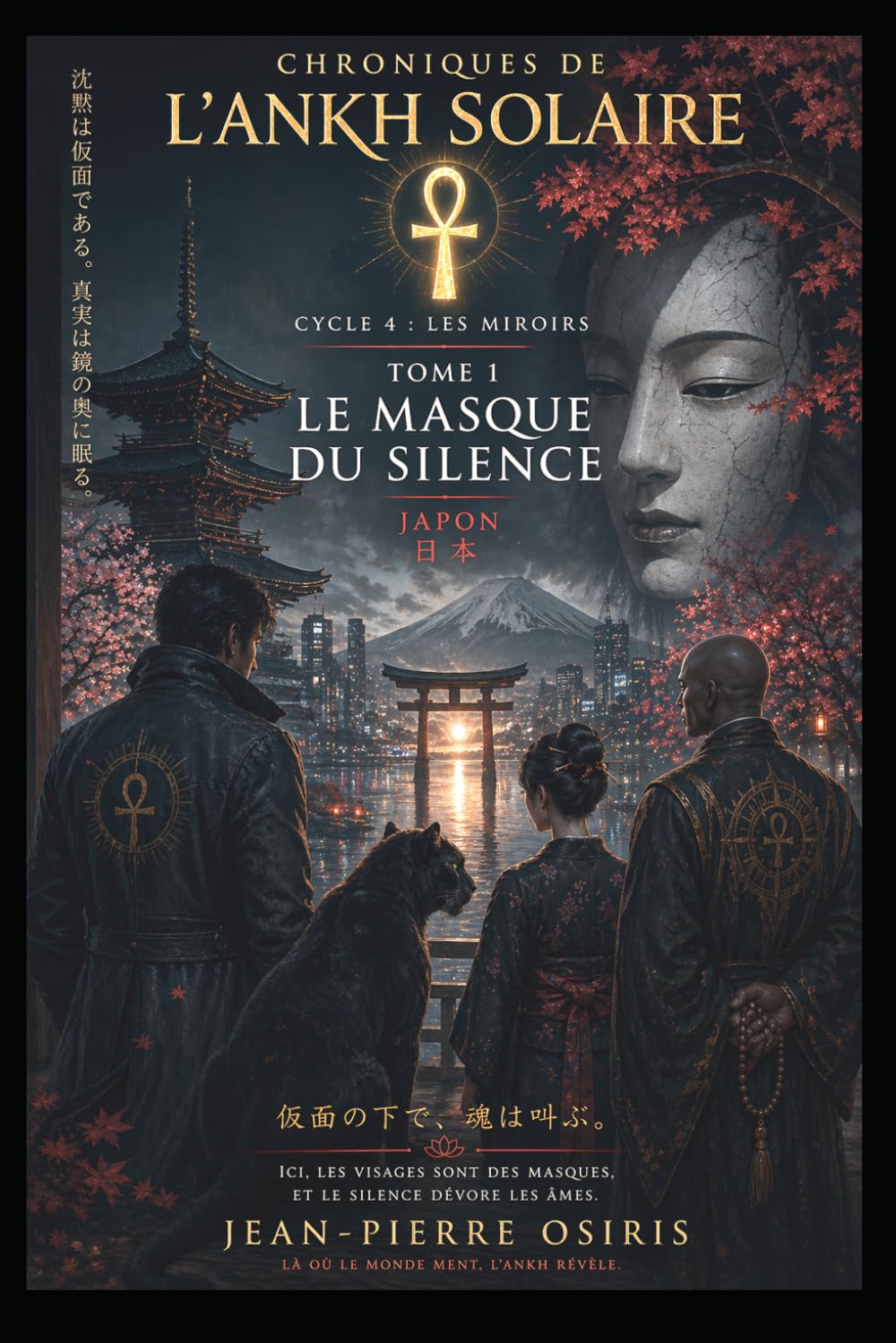 Chroniques de l’Ankh Solaire – Les Miroirs – Tome 1 : Japon, le Masque du Silence: Cycle 4 - Roman initiatique, fantasy symbolique et mystique au cœur du Japon éternel