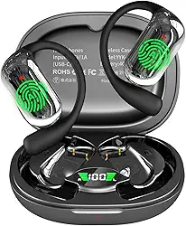 Fones de ouvido tradutores em tempo real Ai Translation Audifonos Traductores Inglés Español, fones de ouvido sem fio de tradução de orelha aberta perfeitos para viagens, negócios e aprendizado de