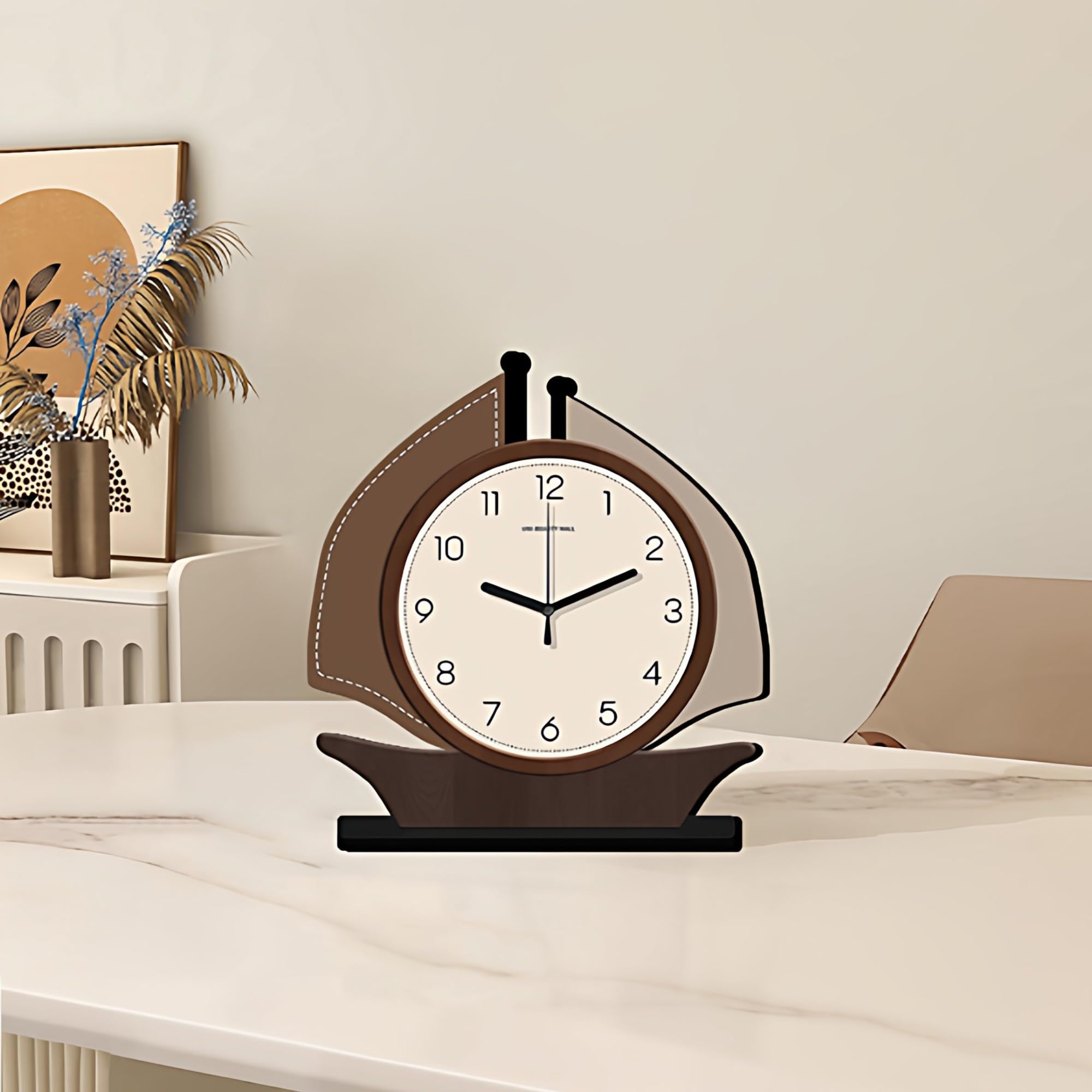 Décorative Horloge de Salon, Horloge Bureau, Pendule, Table pour Bureau Chambre Table