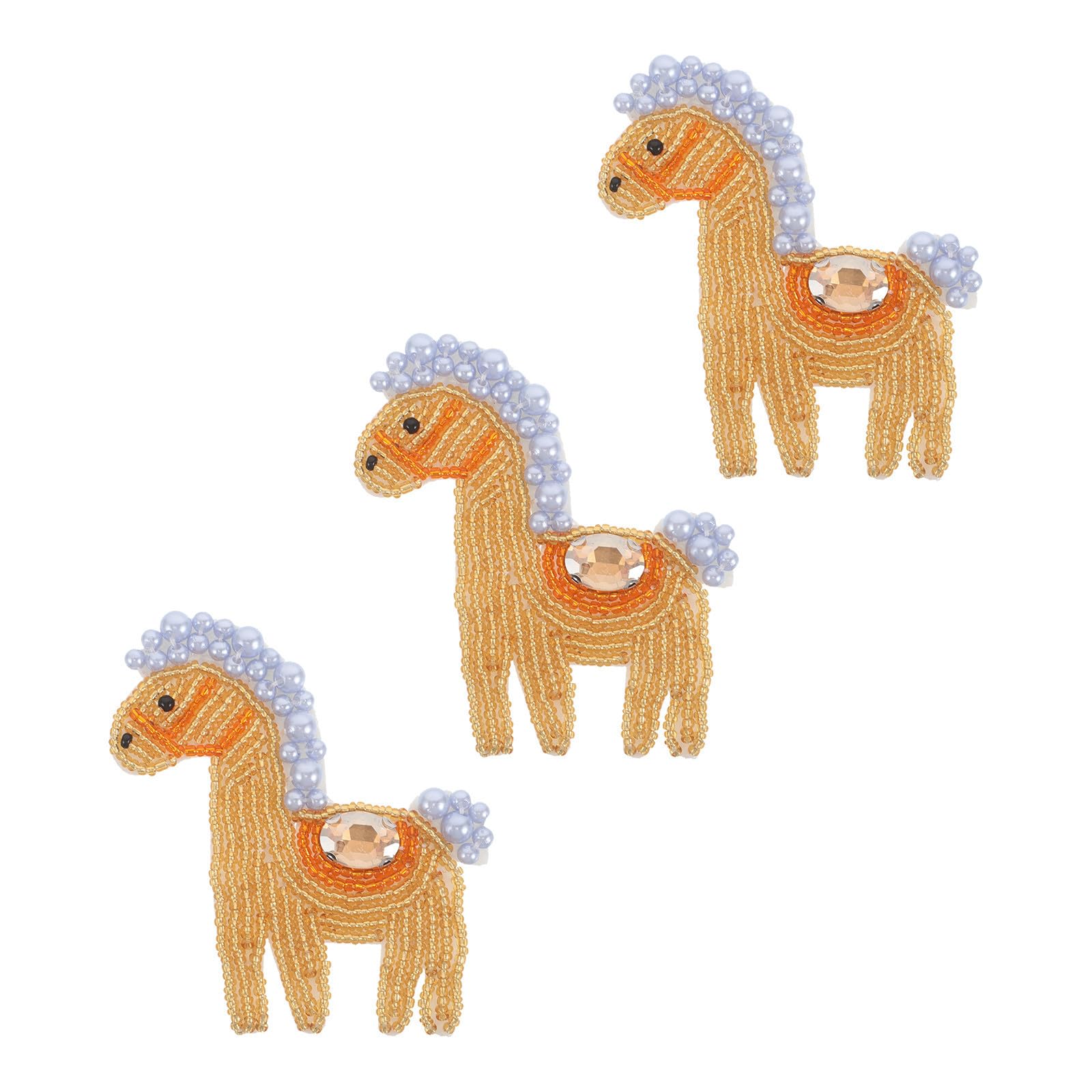SEWACC 9 Piezas Parches Bordados de Caballo Cuentas para Coser en Ropa y Mochilas, Parches de Animales Creativos y Duraderos, Ideales para Festivales y Manualidades DIY