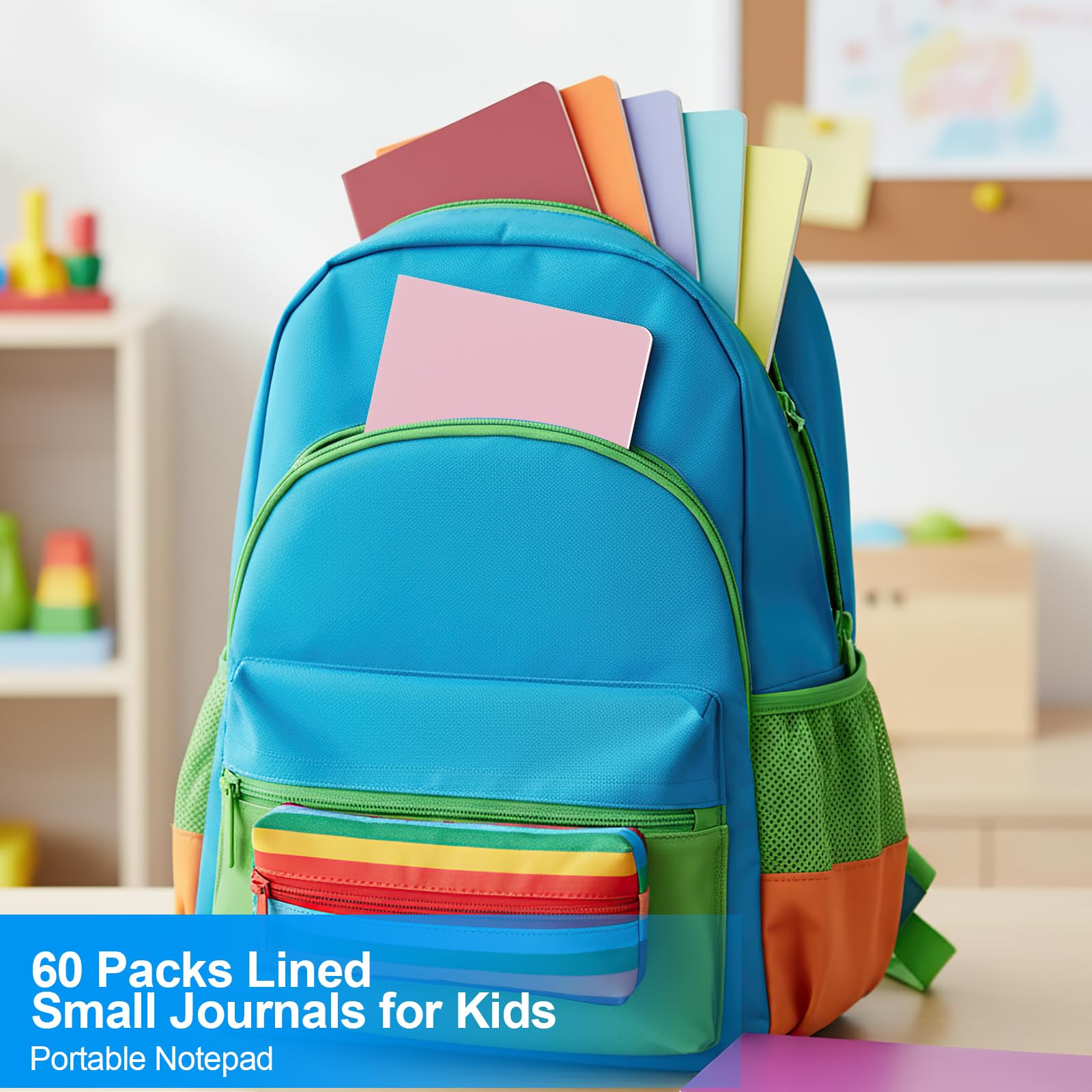 BESARME 60 quaderni a righe A5 per bambini, A5, per preghiera religiosa, per donne, colorati, a righe, per studenti, materiale scolastico