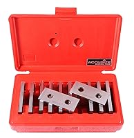 Vista 11 de Accusize Industrial Tools Juego de paralelas de precisión para maquinista de 3/16" y 1/22" de espesor, 4 pares, EG02-0409