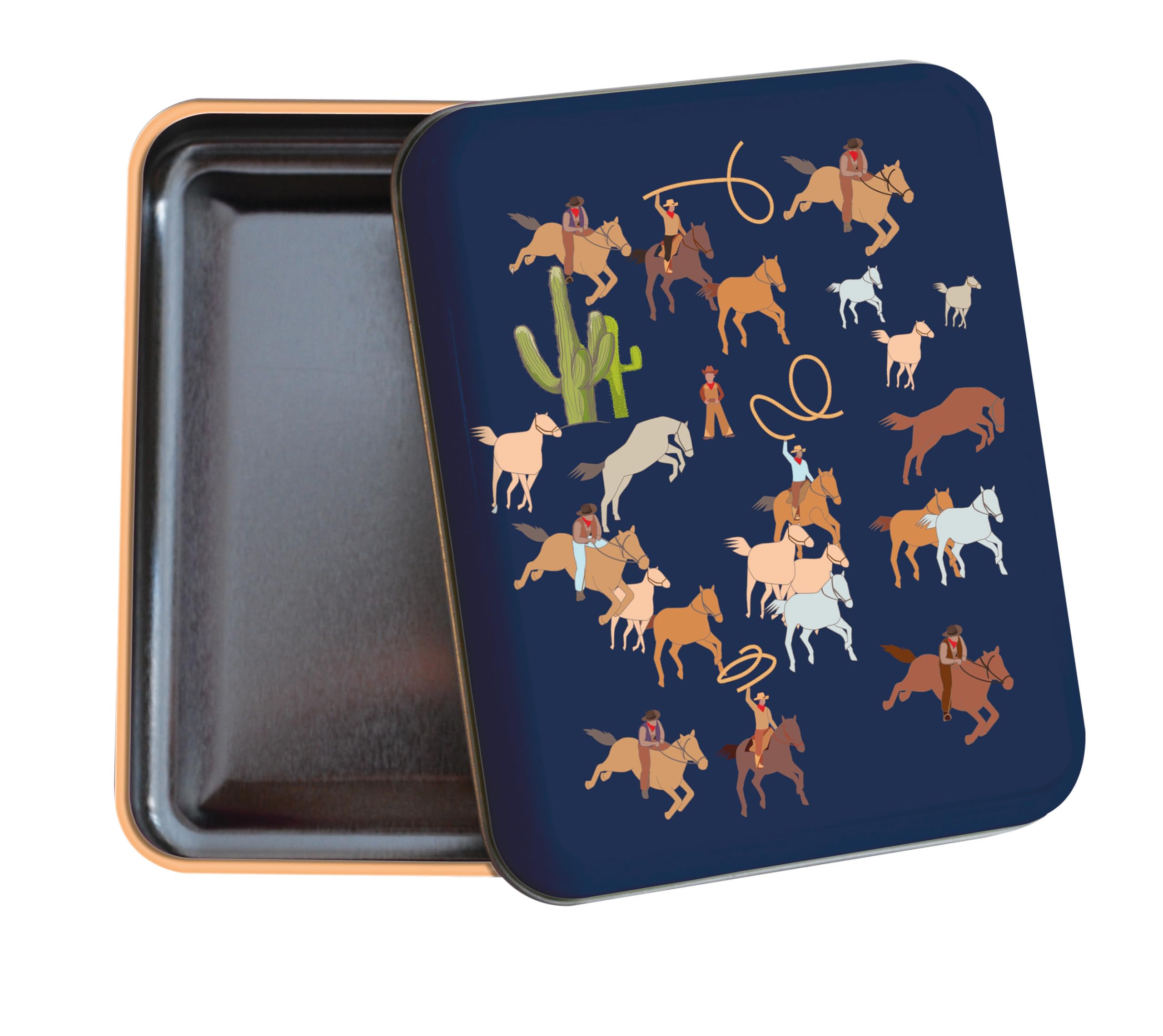 Quo Vadis - Collection: Louise & Arthur Cowboy Box with Good Points 8 x 10 x 2.5 cm