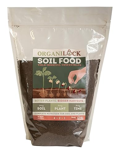 Alimento de suelo - (bolsa de 6 libras)  Orgánico  Potenciador de suelo rico en nutrientes  Plantas más saludables y mayores rendimientos