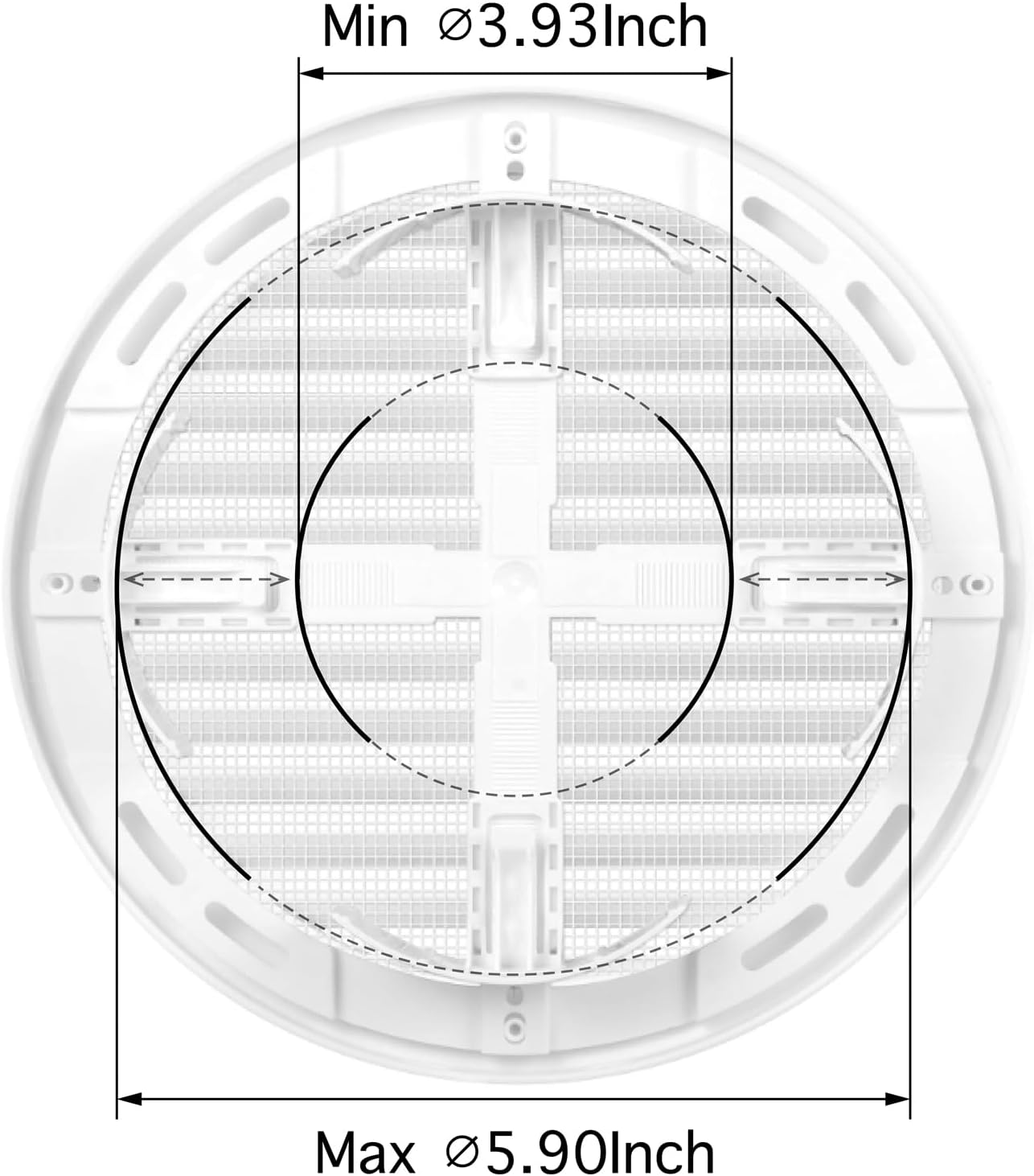 Ventilation Grille Dimensions in Inches