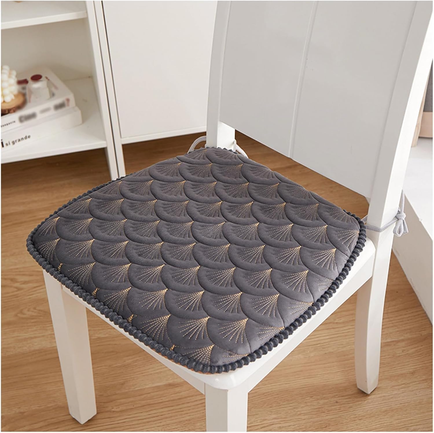 Coussin de siège pour cuisine en forme de U lavable et antidérapant de 18x17 pouces