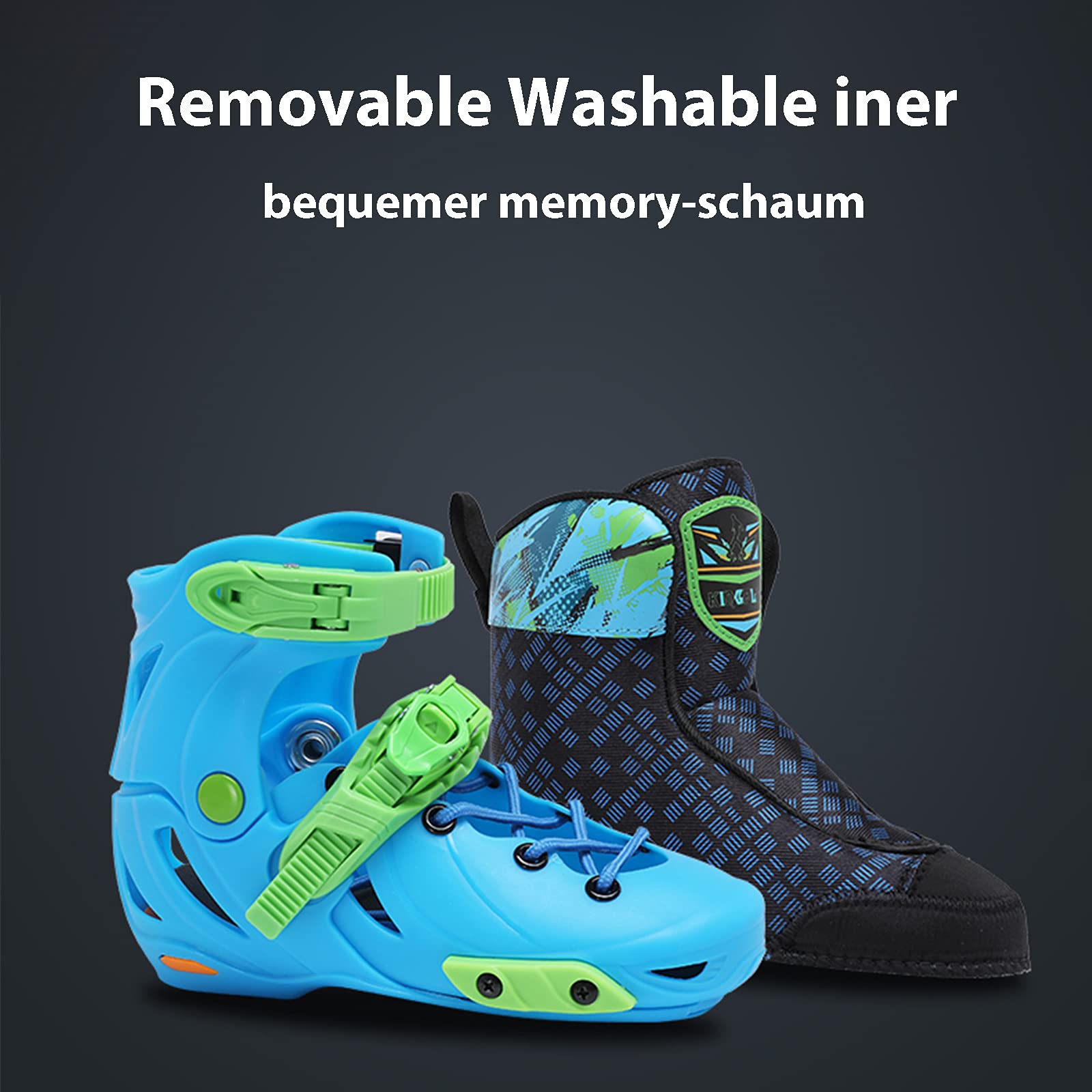Patins À Roues Alignées Réglables avec Roues Lumineuses pour Enfants Et Adultes pour Filles Et Garçons, Hommes Et Femmes, Tailles 30-33/34-37/38-41