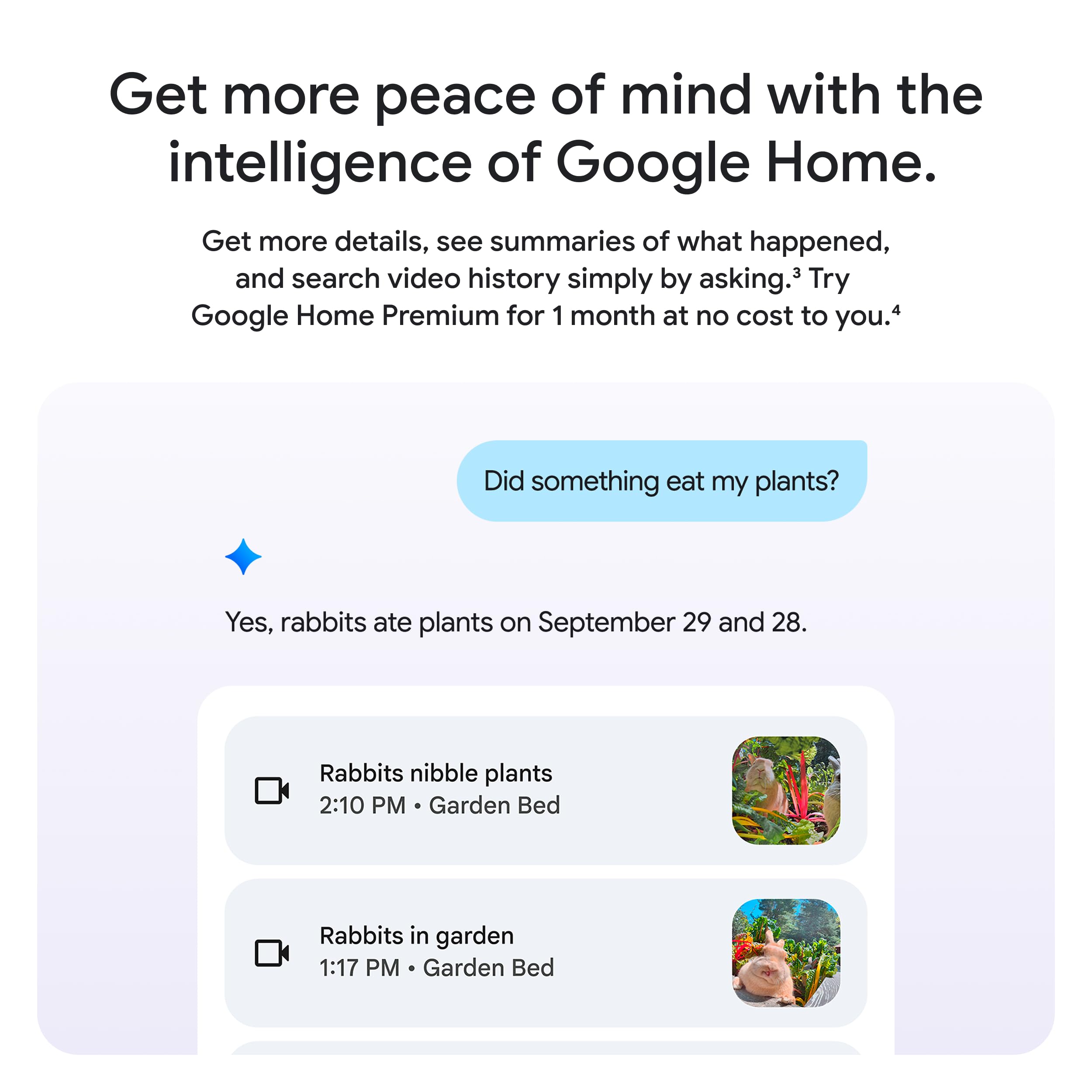 Google Nest Cam Outdoor (Wired, 2nd Gen) - Security Camera with 2K Video and Gemini, Night Vision, 2-Way Audio - Works with Google Home - 2025 Model - Snow