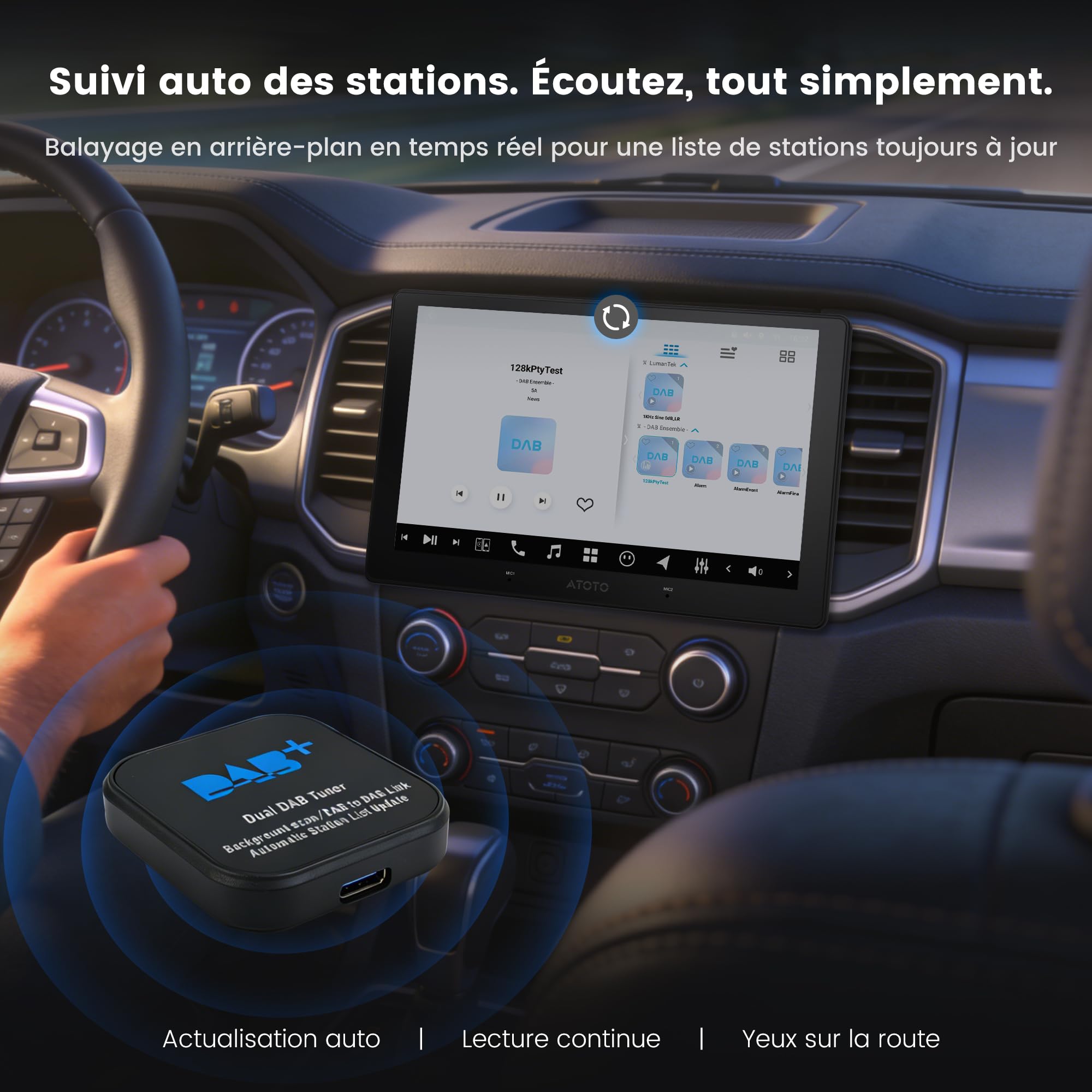 ATOTO AC-4475S USB Dab+ récepteur Radio - Spécifiée pour ATOTO A5/A6/S8/X10/V10/S8L/S8 GEN4/P10 Série