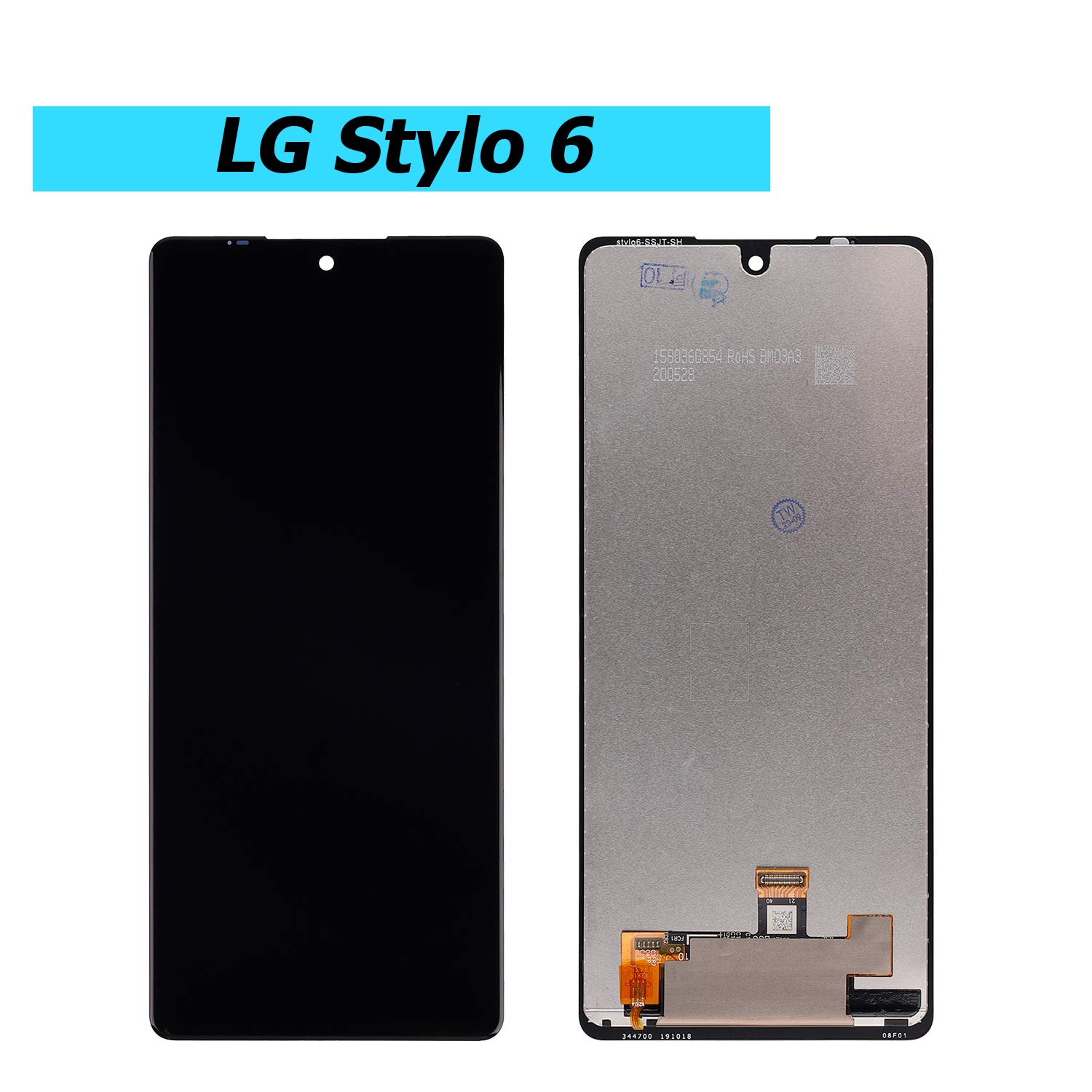 Vvsialeek New LCD Compatible with LG Stylo 6 LMQ730TM LM-Q730TM 6.8