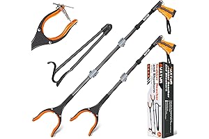 32 inches & 44 inches Extended Arm Reach Extender Grabber Tool with...