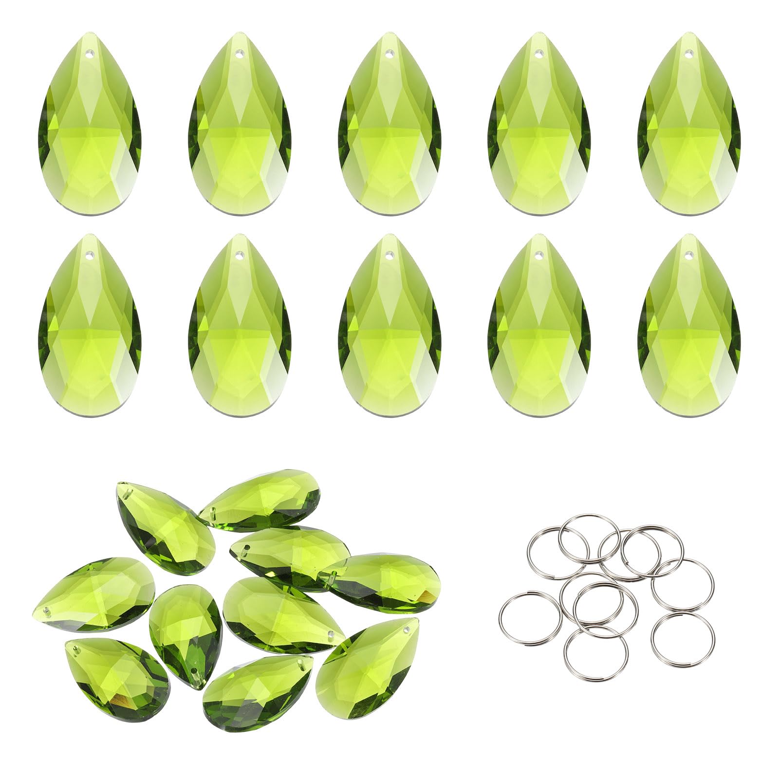 Perle en cristal suspendre pour création de bijoux et pampille de lustre en verre K9