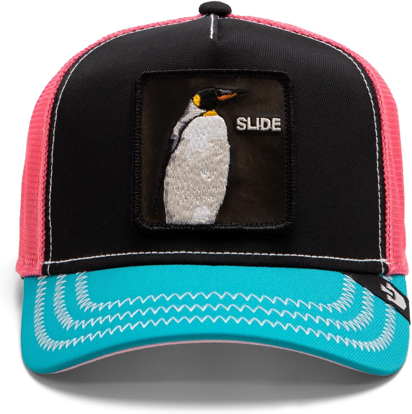 Goorin The Miami Penguin Trucker Hat for Mend and Women, Black, One Size, Unisex