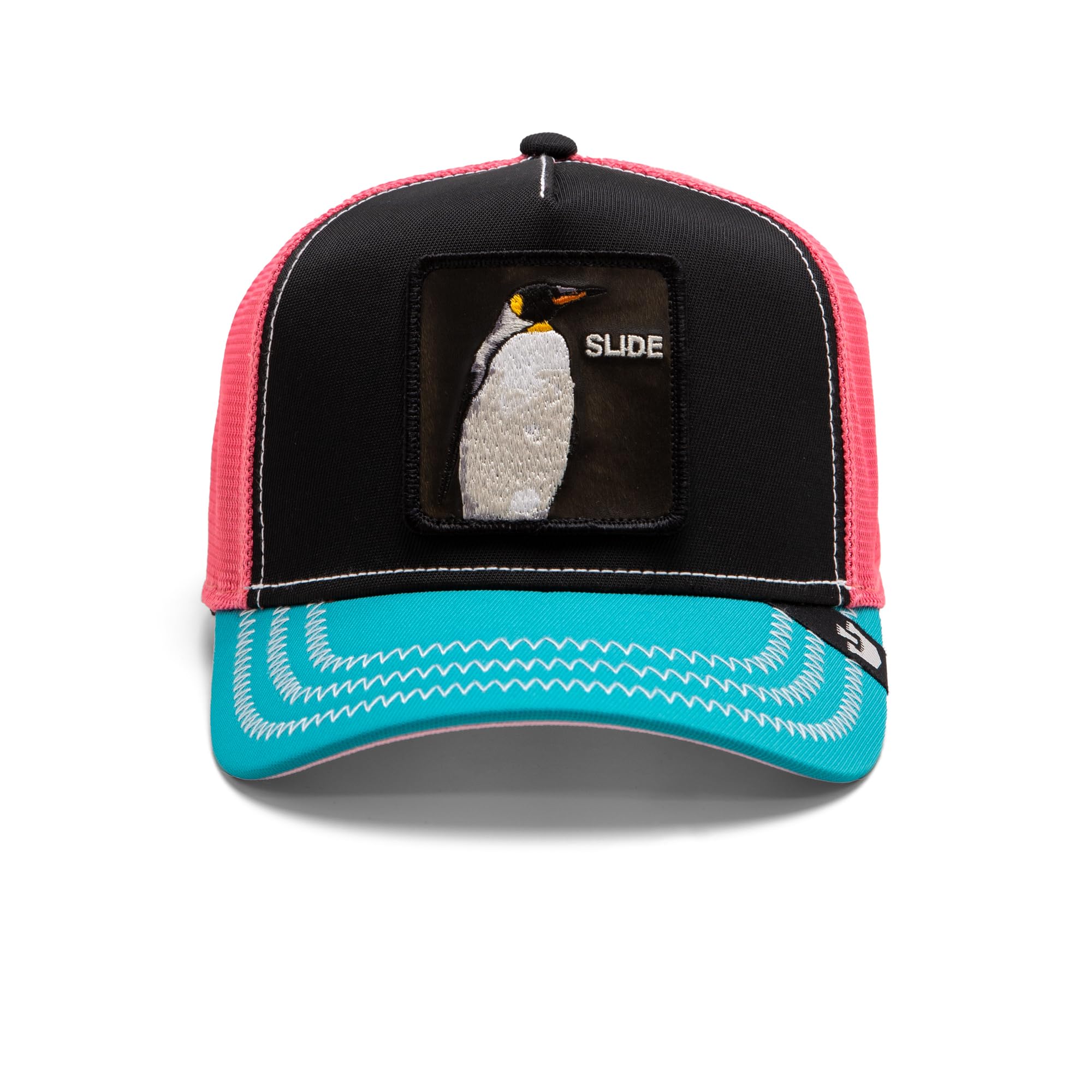 Goorin The Miami Penguin Trucker Hat for Mend and Women, Black, One Size, Unisex
