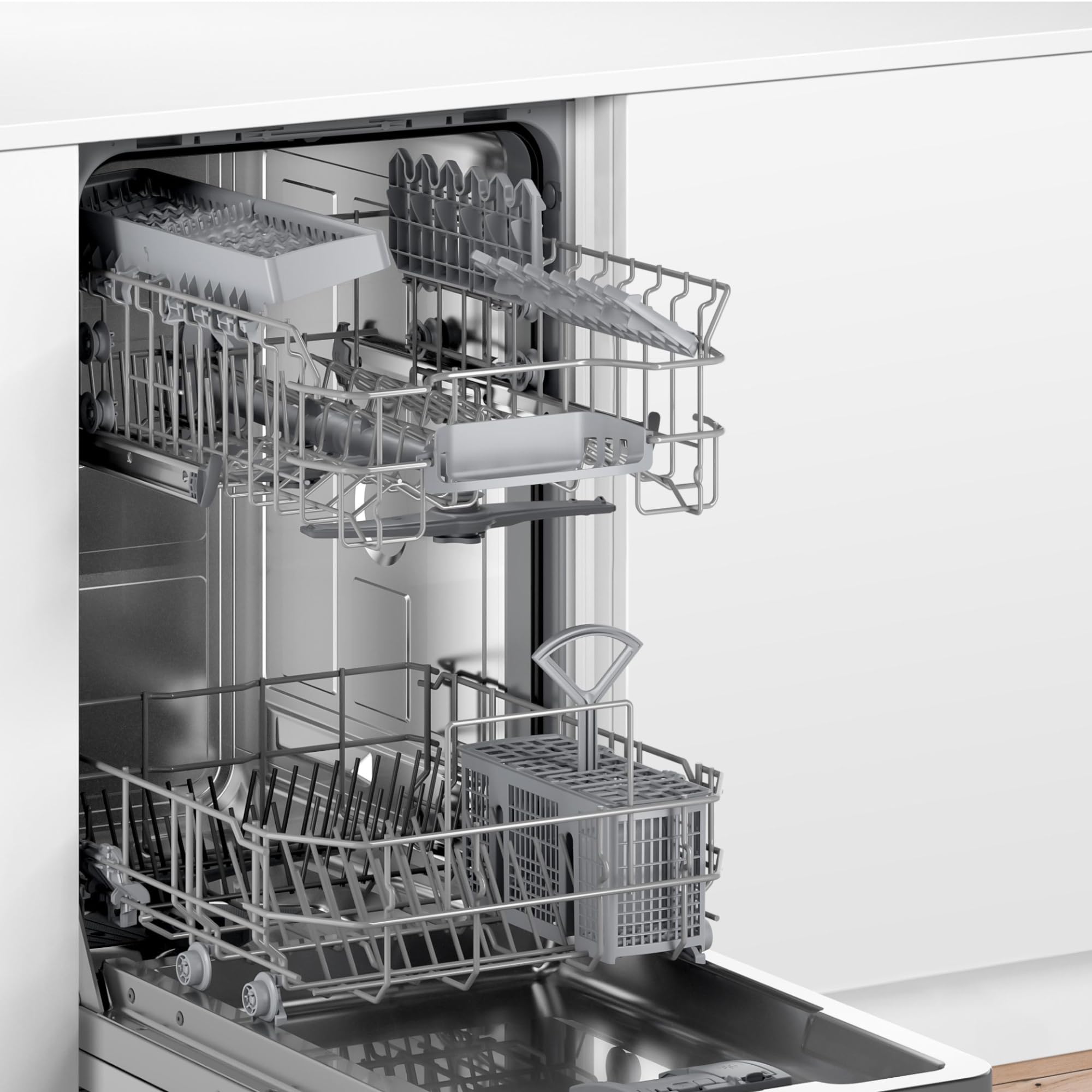 Bosch SPV2HKX41E Serie 2 vollintegrierter Geschirrspüler 45 cm AquaStop