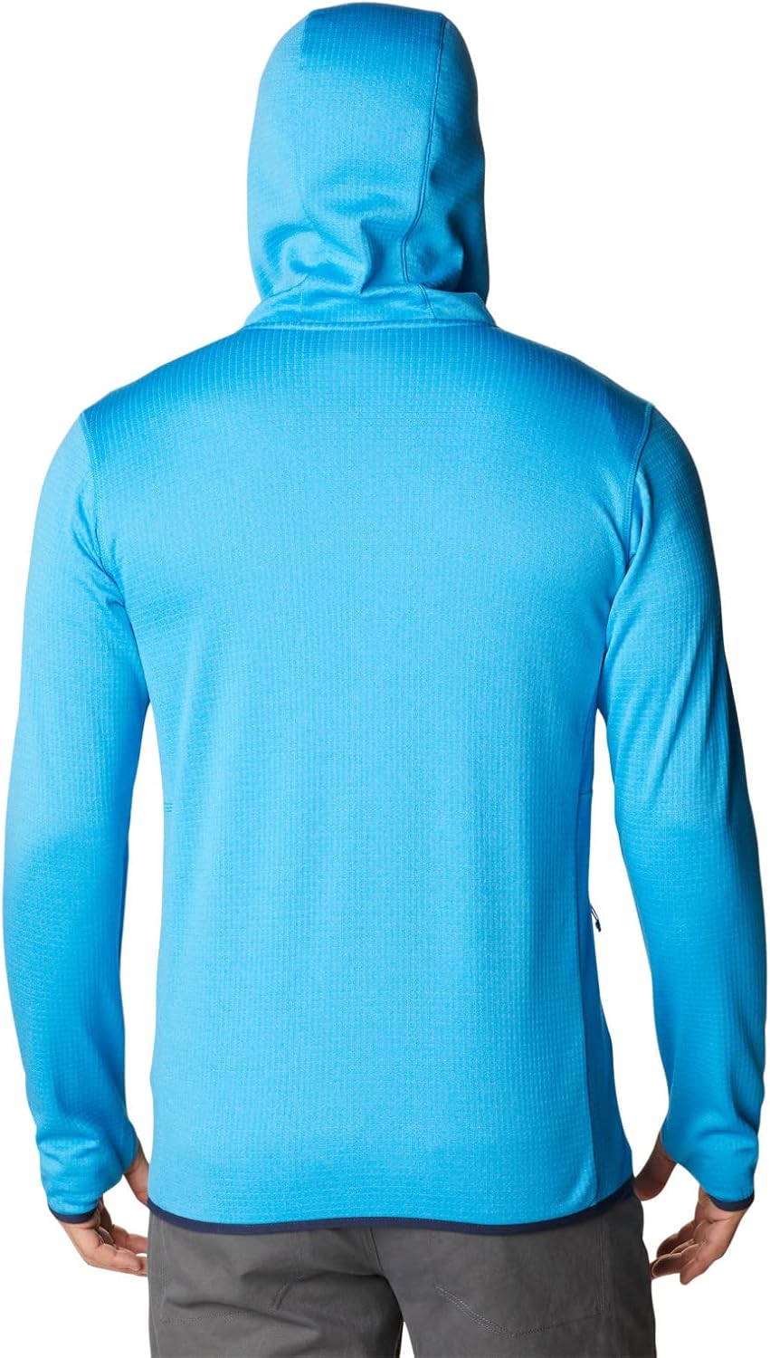 Columbia Men's Park View Fleece Full Zip Hoodie, Compass Blue Heather, XX-Large - Image 2