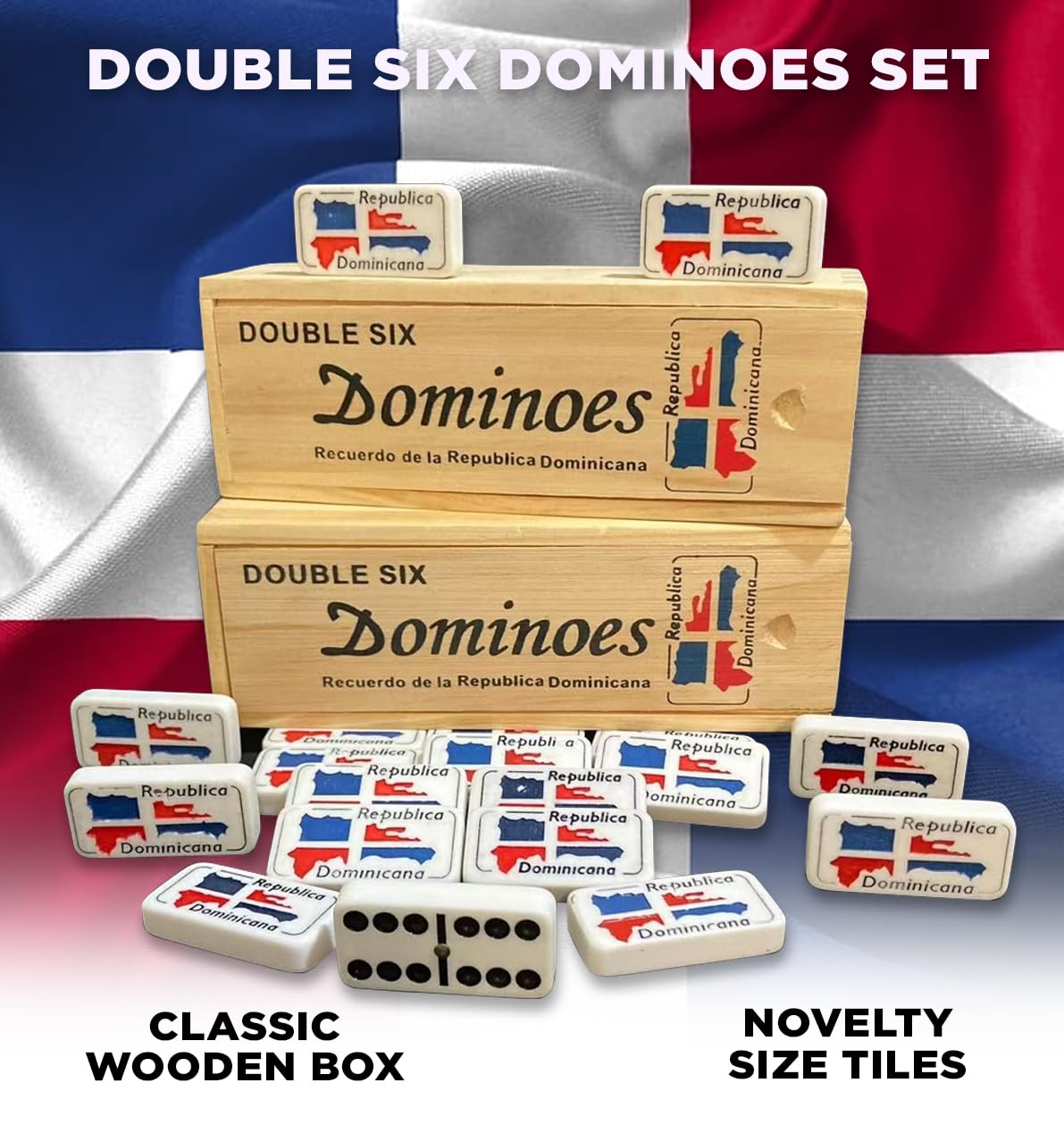Amazon.com: Dominican Flag Dominoes Double Six 2pcs Value Pack