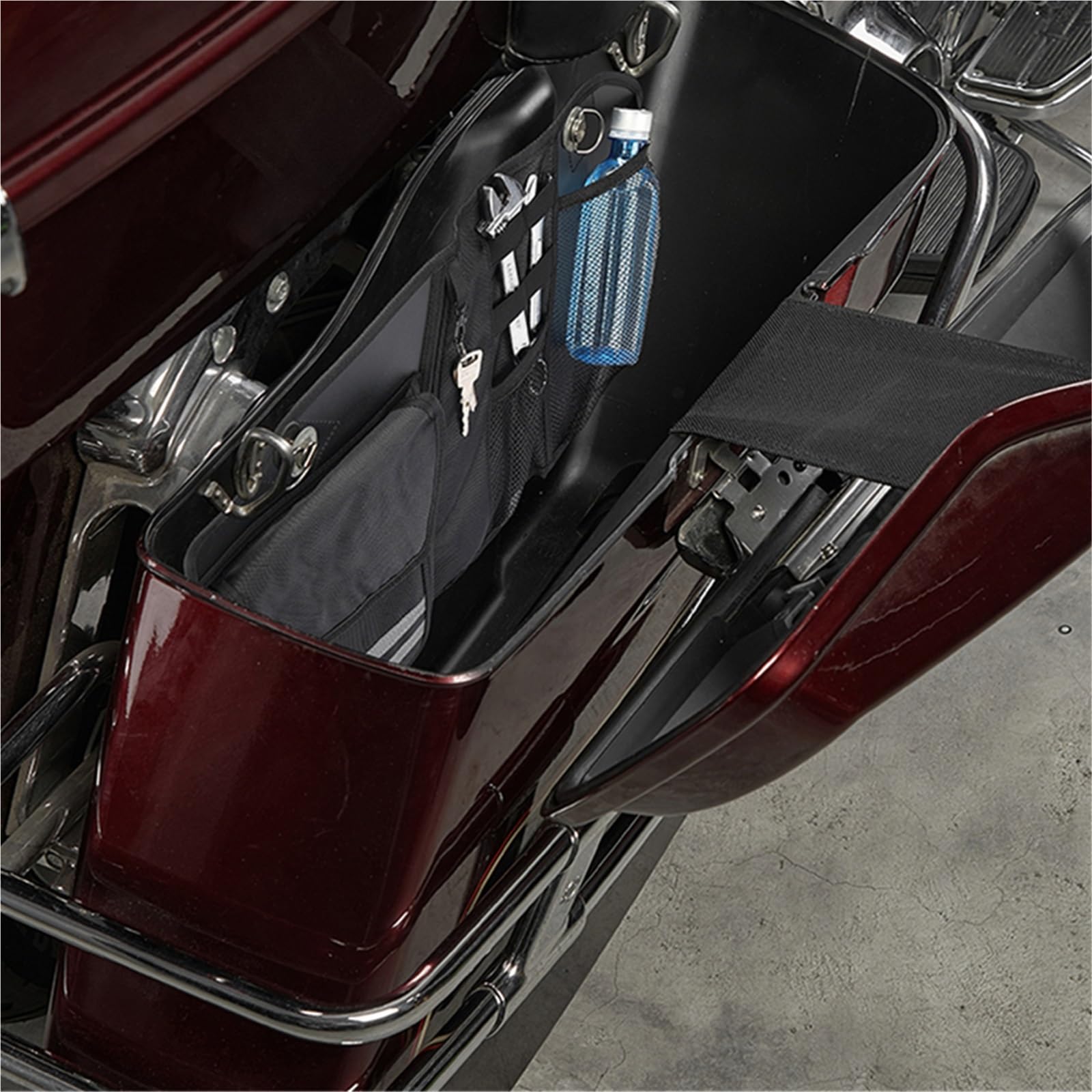 Organizzatori Di Borse Laterali Per Moto Borsa Da Sella Per Fodere 2 Pezzi Per Harley Per Davidson Touring Street Glide Road King Electra 2014-2023