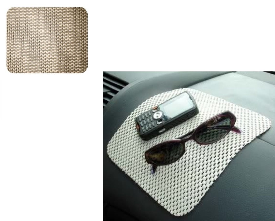 A2D Generic Car Dashmat/Dashboard Anti Slip Mat-Beige