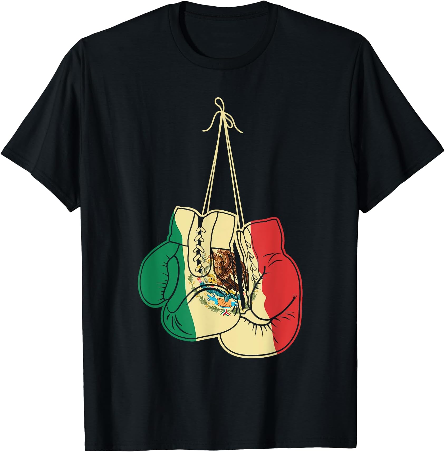 Mexican Boxing & GymBoxing Gloves Mexican Flag Mexico Boxer Coach Gift T-Shirt