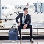 VANKEAN 16" Multifonctionnel Sous-siège valise de voyage léger pour les hommes femmes (Haze Blue)