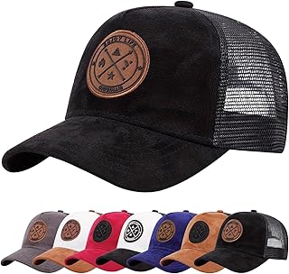 Enwokran Baseball Cap Men's Adjustable Mesh Back Baseball Hat Summer Hat Sun Hat Sporty Outdoor Caps Hats Embroidered Adjustable Sun Protection Baseball Cap