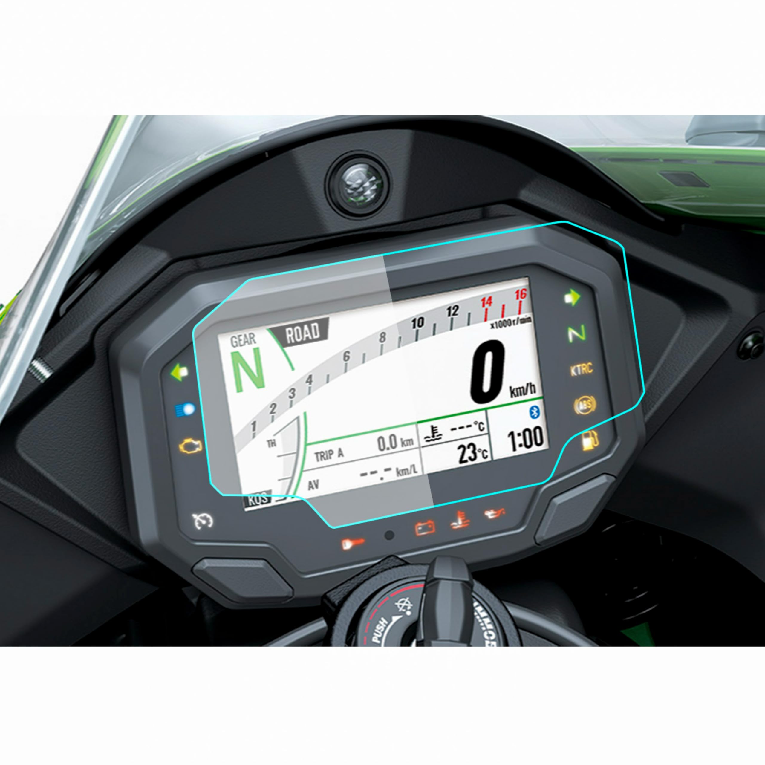 Amazon.co.jp: 【2セット】 メーター保護フィルム ZX-4R/SE ZX-4RR