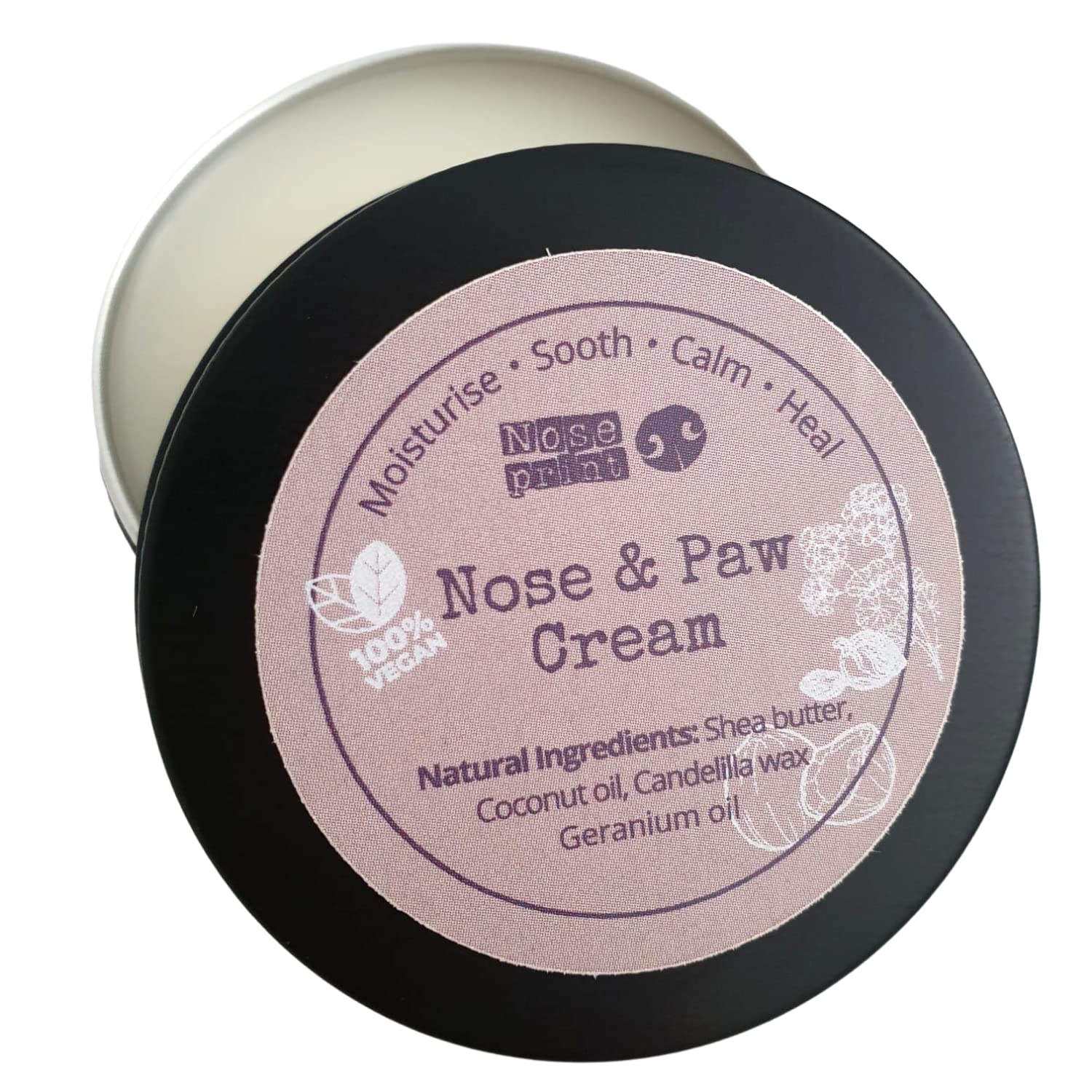 30ML Vegan 100% Natural Dog Nose & Paw Balm Paw Protector | Paw Balm For Dogs | Dog Paw Moisturiser Dog Paw Balm Moisturises And Conditions And Relieves Dry And Cracked Pads