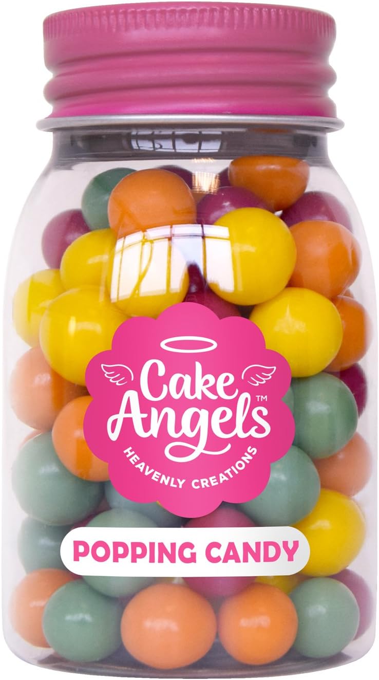 Cake Angels Popping Candy Sprinkles Decorative White Chocolate Toppings 65g
