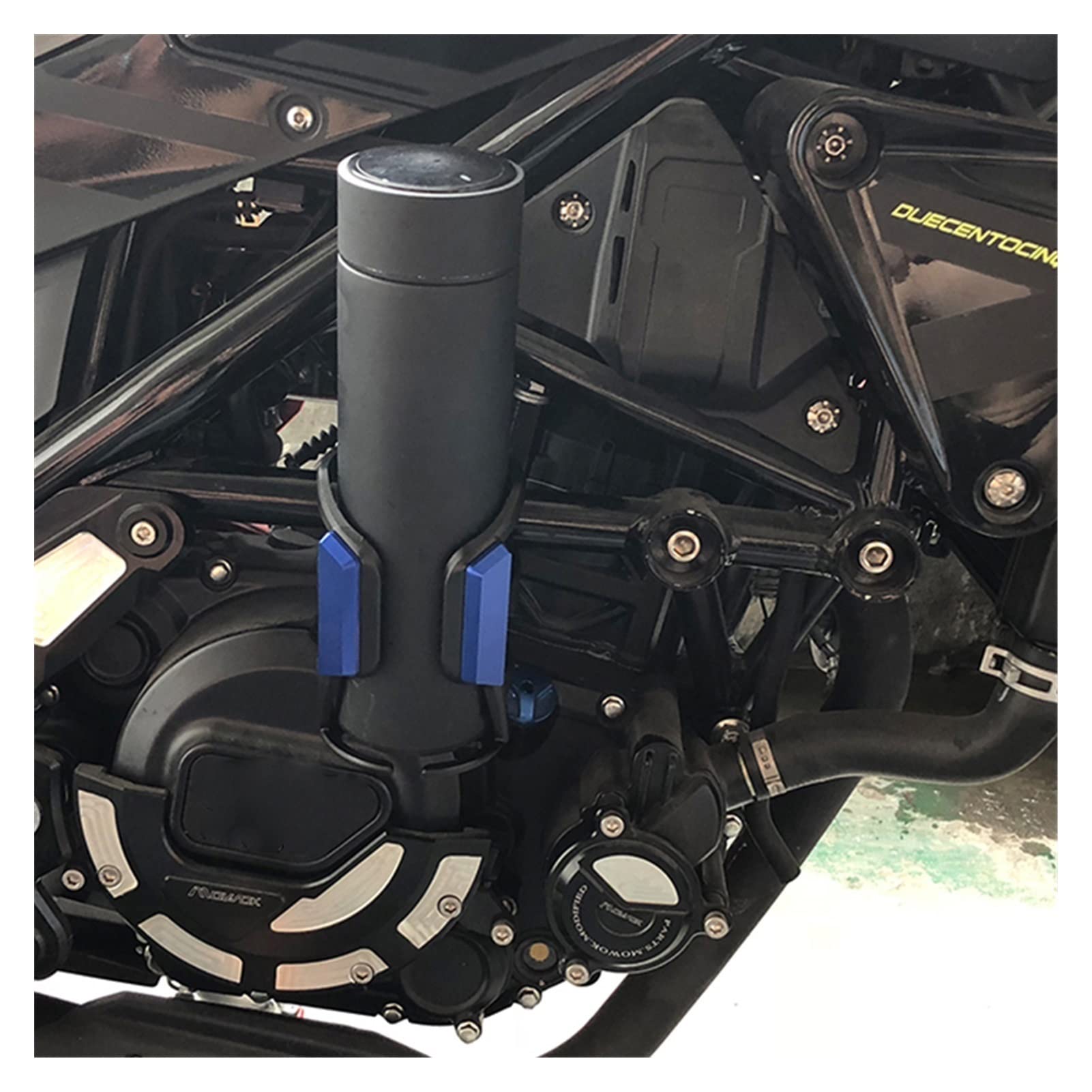 Porte Gobelet pour Yamaha Tenere 700 Tenere 1200 TENERE700 1200 XT660Z XT 660 Z Moto Boisson Bouteille d'eau Boisson Support de Verre Support (Couleur : Noir)