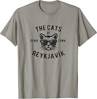 Cats of Downtown Reykjavik T-Shirt