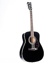 Yamaha F370 Westerngitarre schwarz - Hochwertige Dreadnought-Akustikgitarre für Erwachsene & Jugendliche - 4/4 Gitarre aus Holz