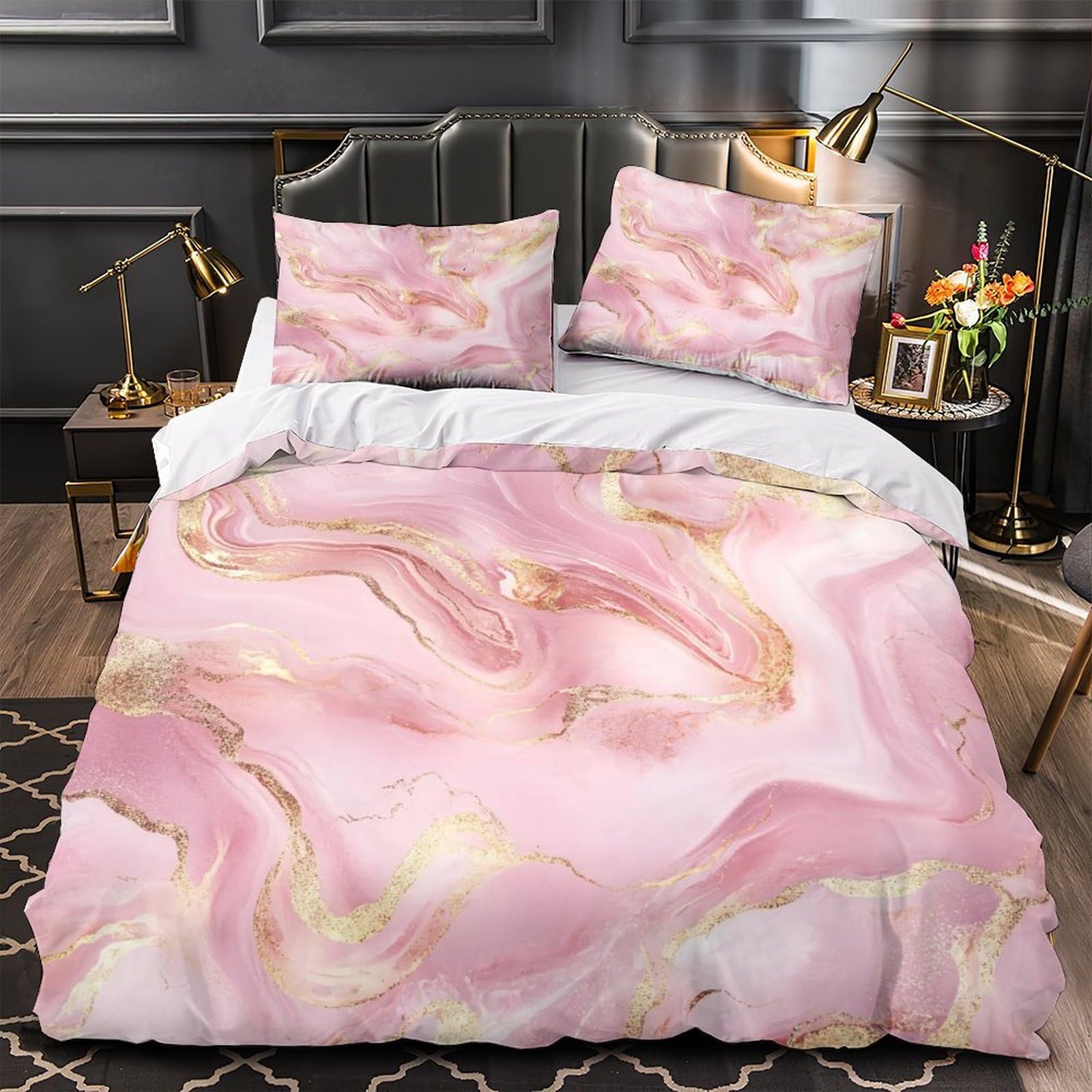 Housse de couette hypoallergénique contre les allergies pour lit double 200x200