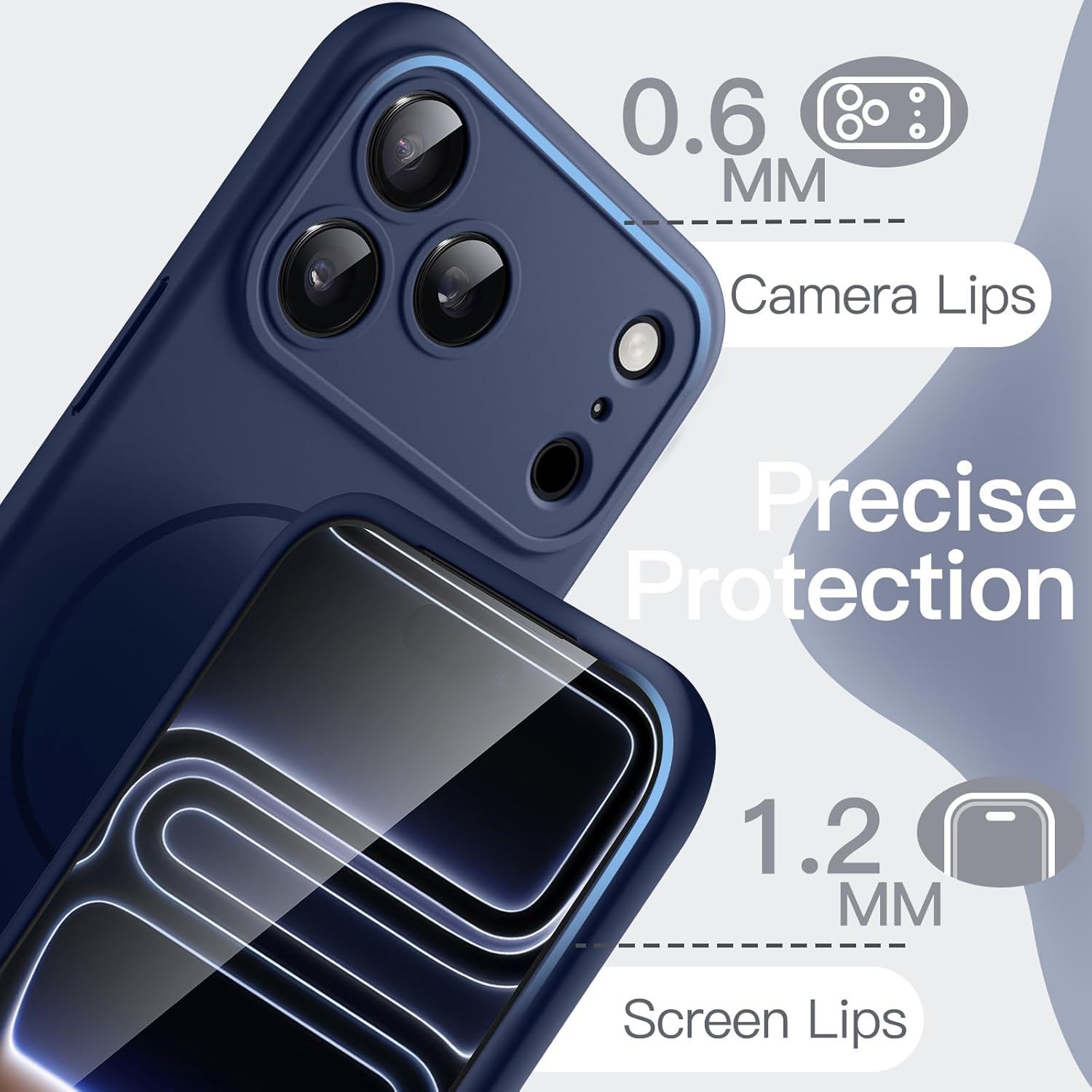 الاقتصادي - جيتك جراب سيليكون مغناطيسي لموبايل ايفون 17 برو 6.... - view 6