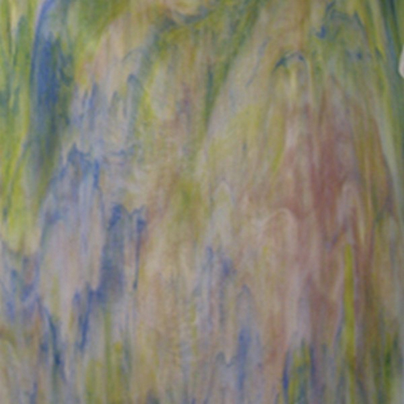 Purple, Blue, Green, White Opal Wissmach Stained Glass Sheet - 8