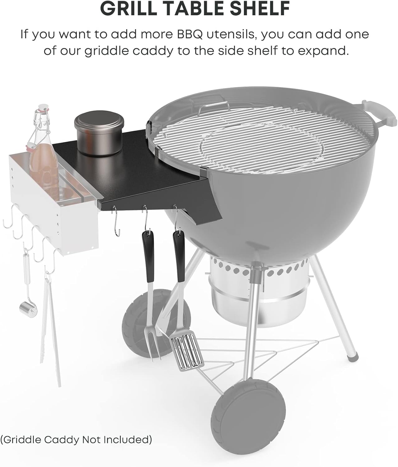 Stanbroil Grill Side Table for 22 Inch Weber Bhutan Ubuy