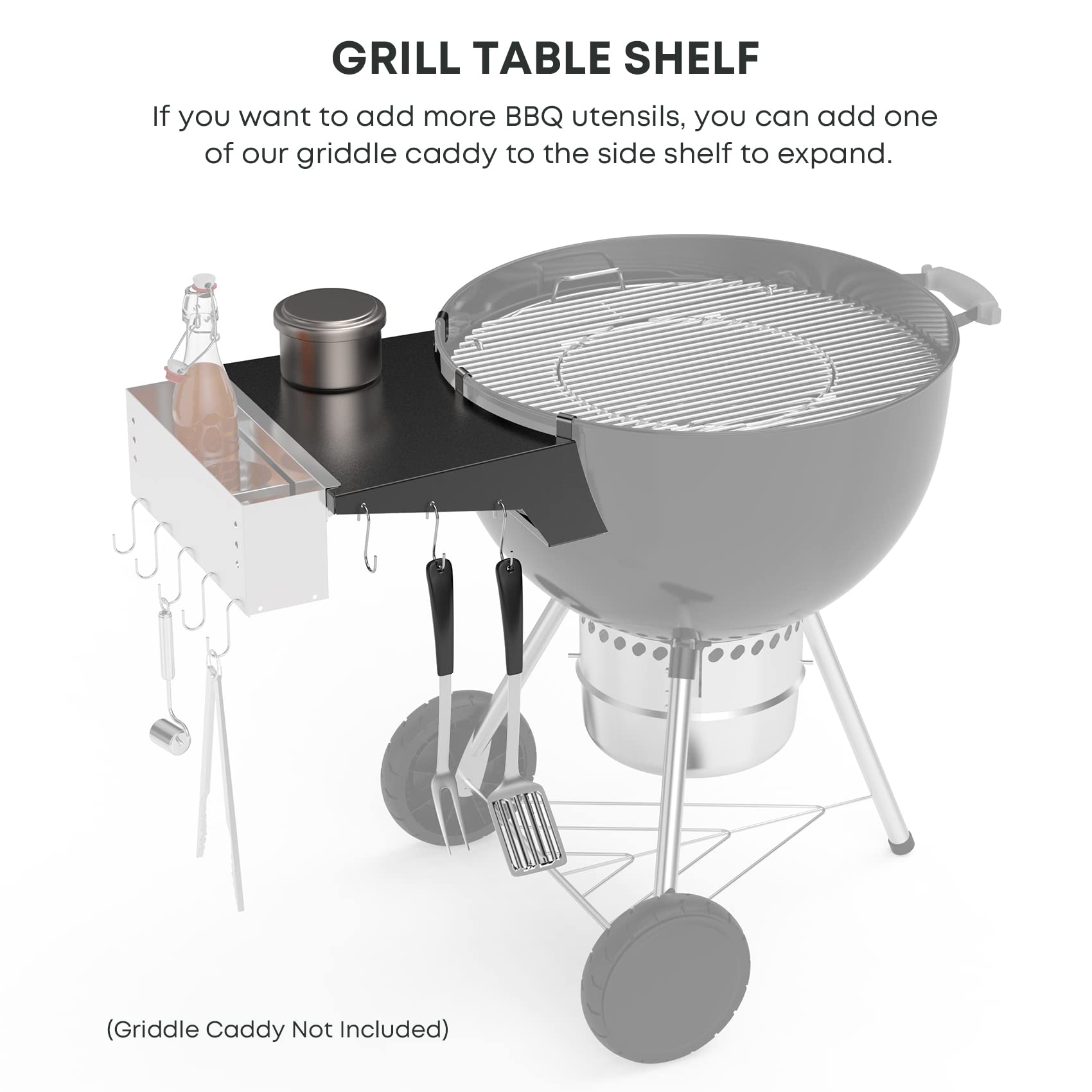Amazon.co.jp: Stanbroil グリルサイドテーブル 22インチ ウェーバー 
