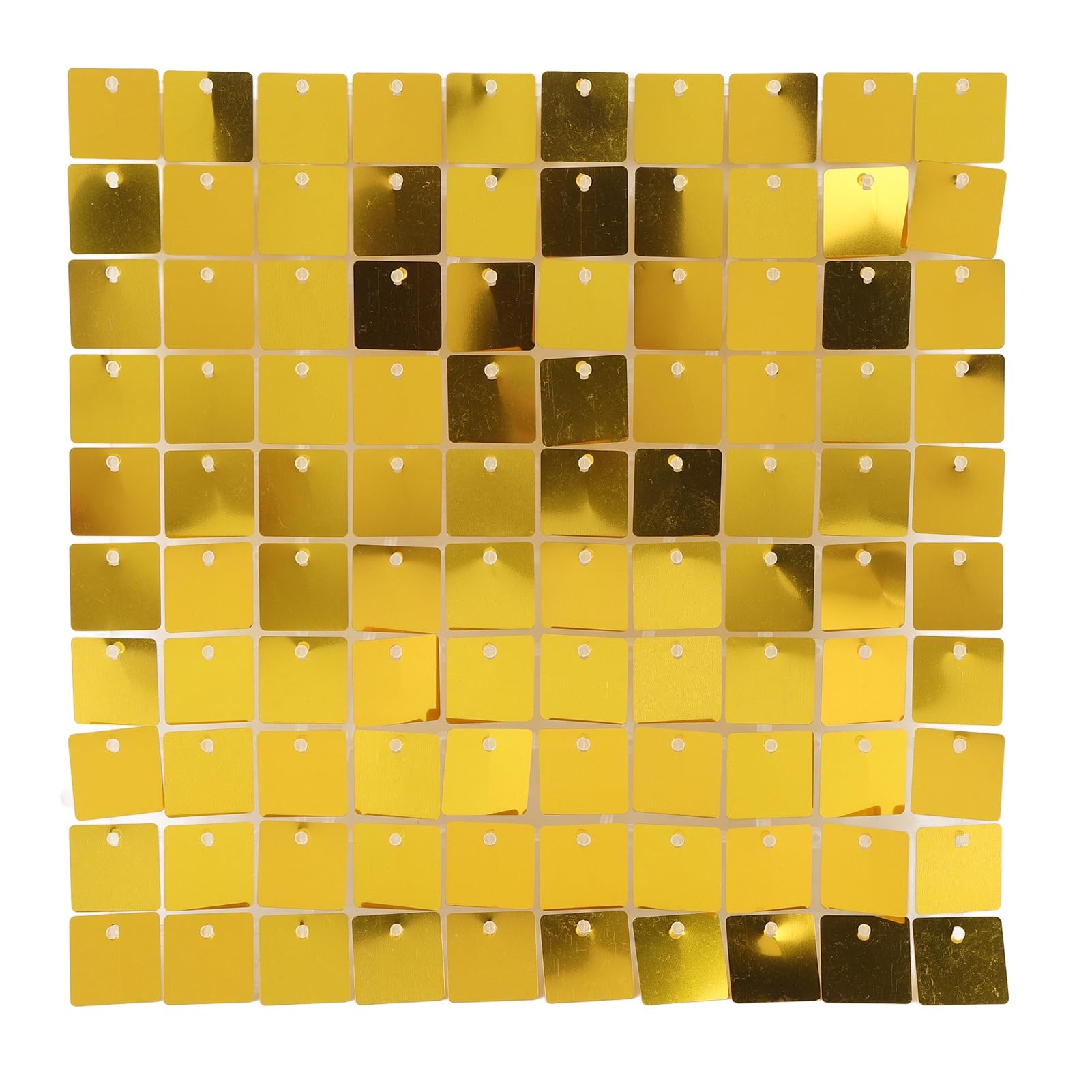 8 pannelli di sfondo con paillettes, sfondo da parete glitterato, per compleanni, matrimoni, feste, decorazione con resistenti allo sbiadimento, riutilizzabili (oro)