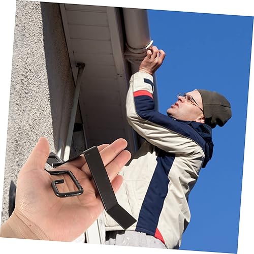 Miniatura 8 de CIMAXIC Juego de 2 ganchos de cadena de lluvia, cadena de lluvia, gancho de repuesto, tazas de lluvia, gancho de cadena de lluvia, gancho de