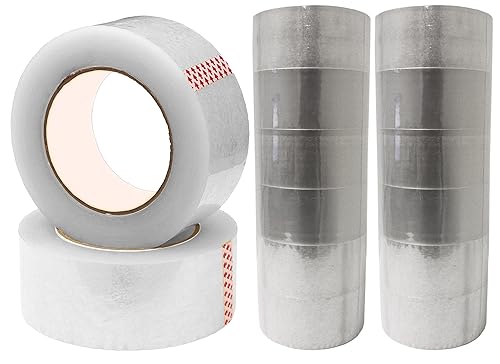 Cinta de embalaje transparente de 2 pulgadas x 110 yardas 72 rollos súper transparente resistente transparente multiusos material brillante para disponible en Yaxa Costa Rica