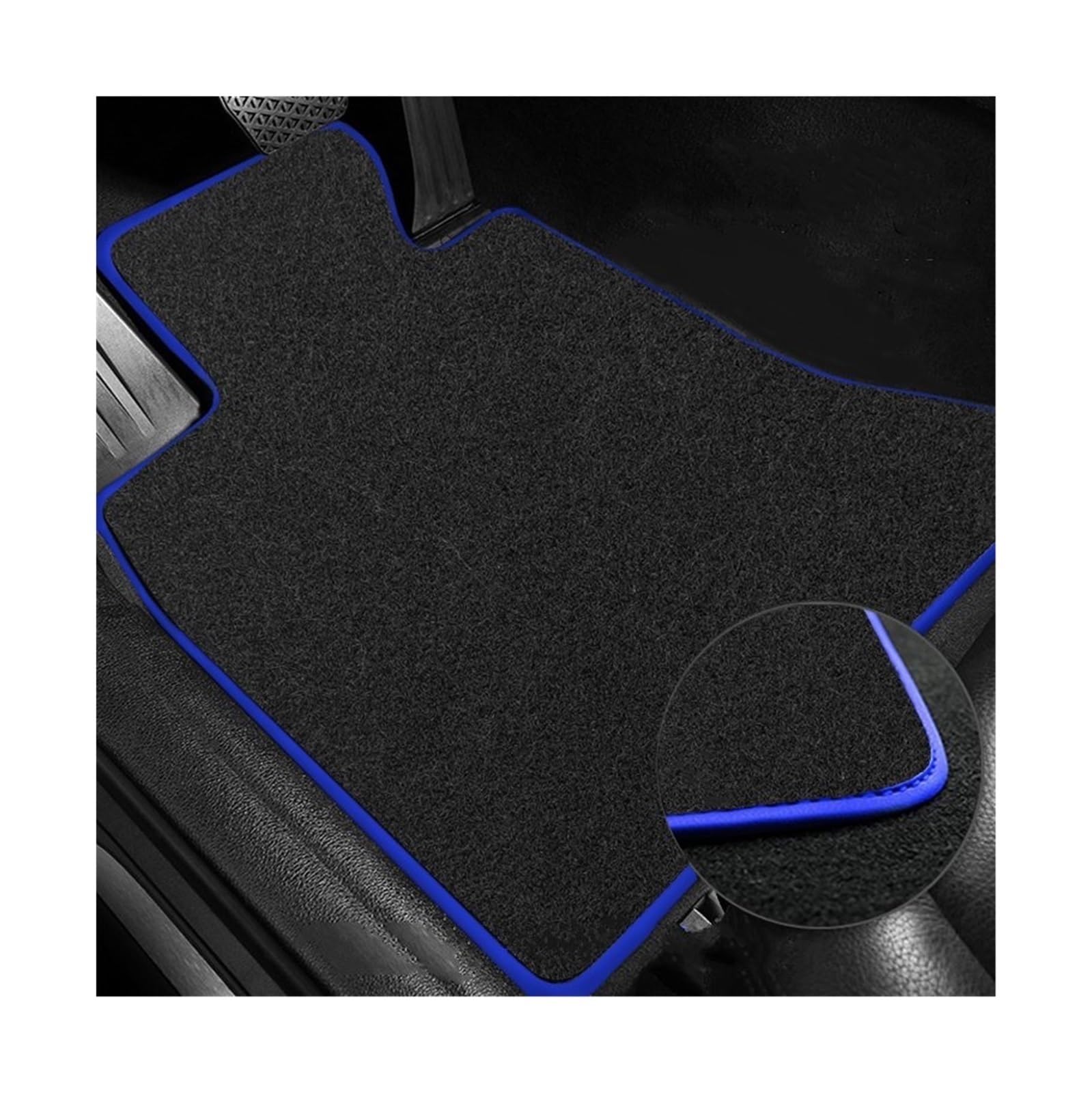 Tapis de sol de voiture pour Toyota Land Cruiser Prado 120 J120 2003-2009 RHD en polyester noir