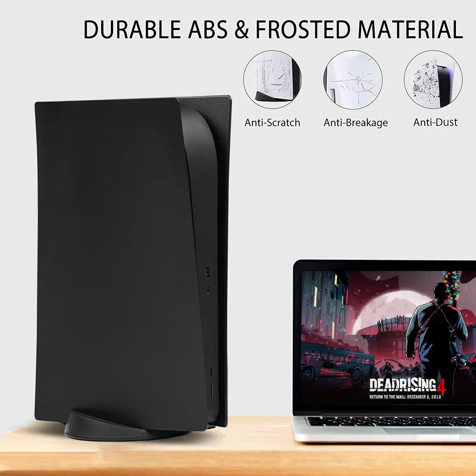 Digital Edition - Mascherina protettiva per console PS5, accessori per Playstation 5, colore: nero