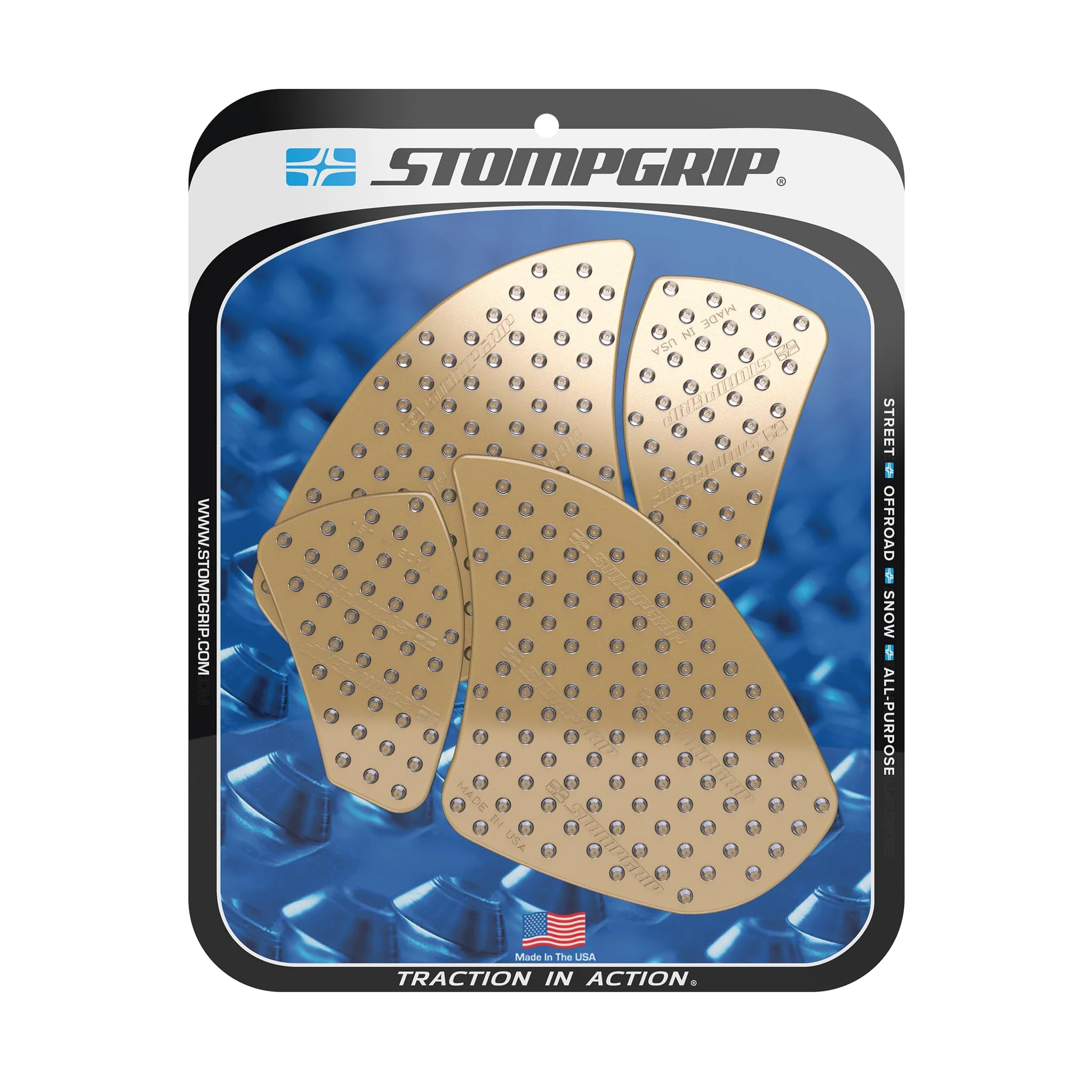 Stompgrip Motorrad Tankpad Volcano transparent passt für Ducati V4 Panigale/Streetfighter/Superleggera | Tankaufkleber | Tankschutz
